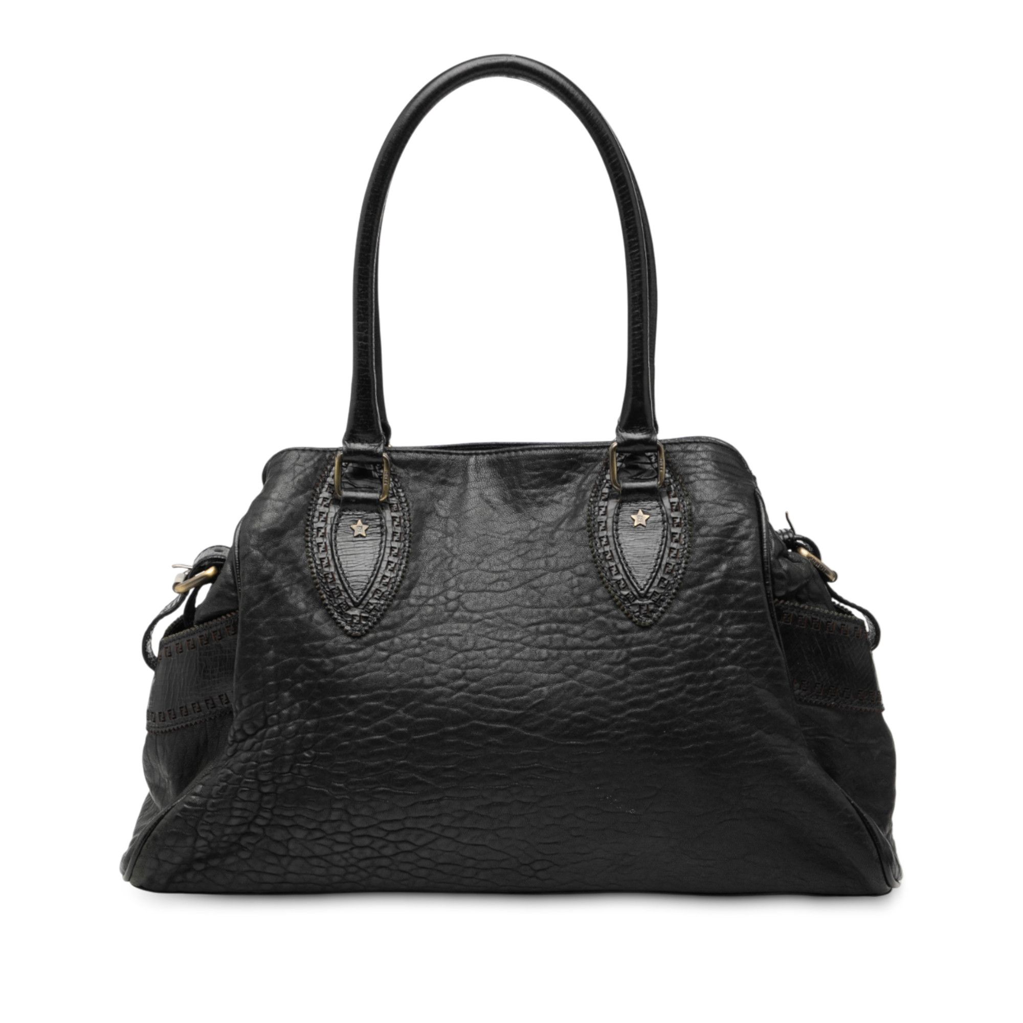 Fendi Fendi Leather Etniko Du Jour Handbag Size ONE SIZE - 1 Thumbnail