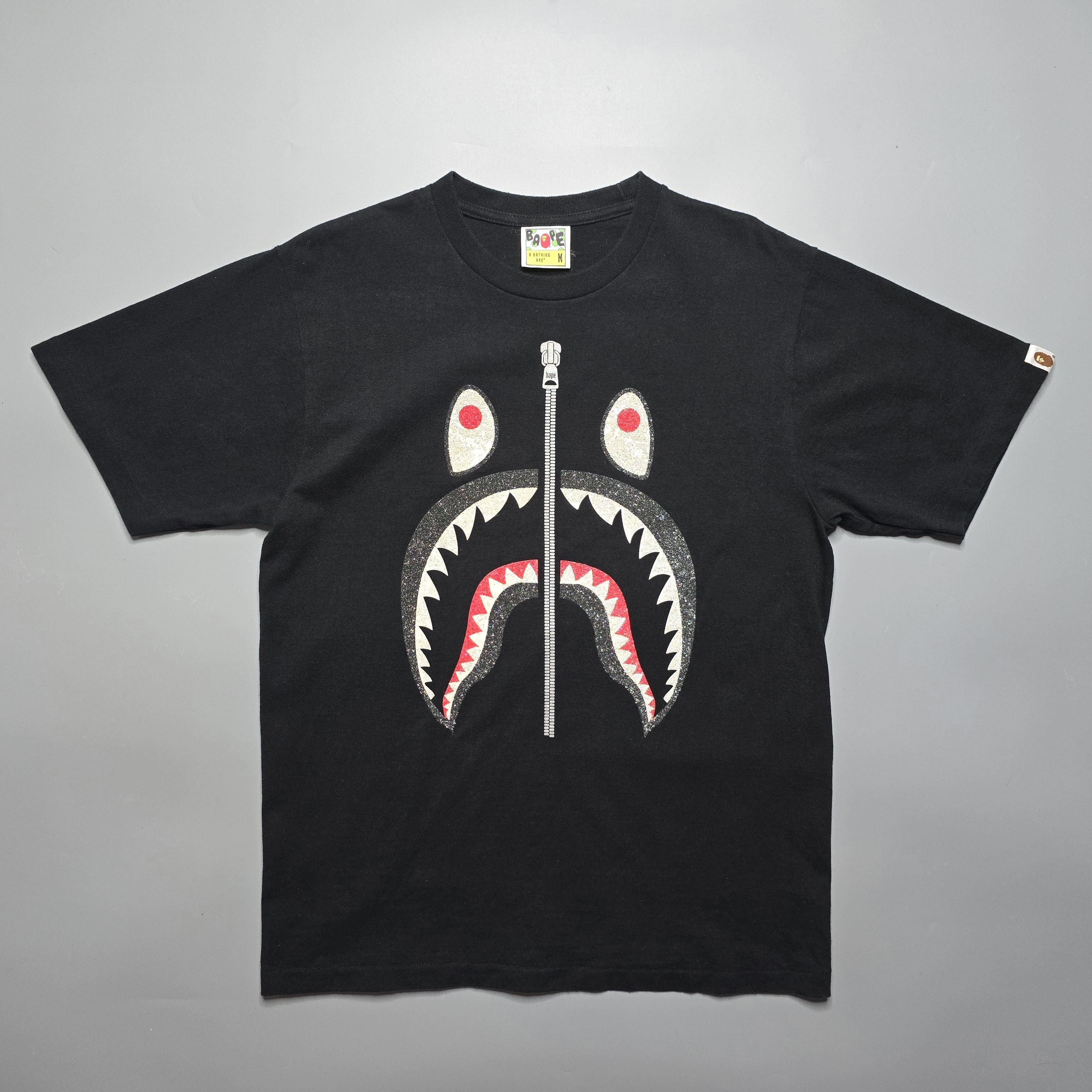 Bape Glass Beads Shark Tee Size US M / EU 48-50 / 2 - 1 Thumbnail