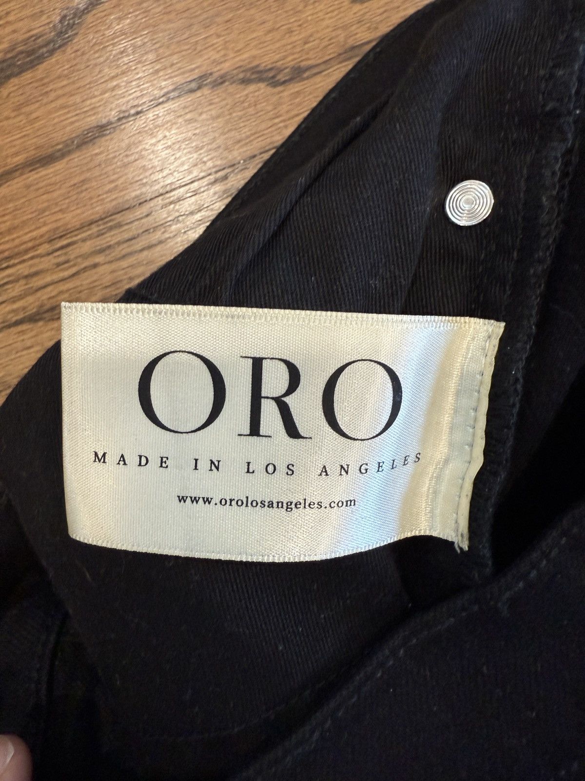 Oro Los Angeles Oro Los Angeles THE CLASSIC BLACK DENIM 34x32 Size US 34 / EU 50 - 7 Thumbnail