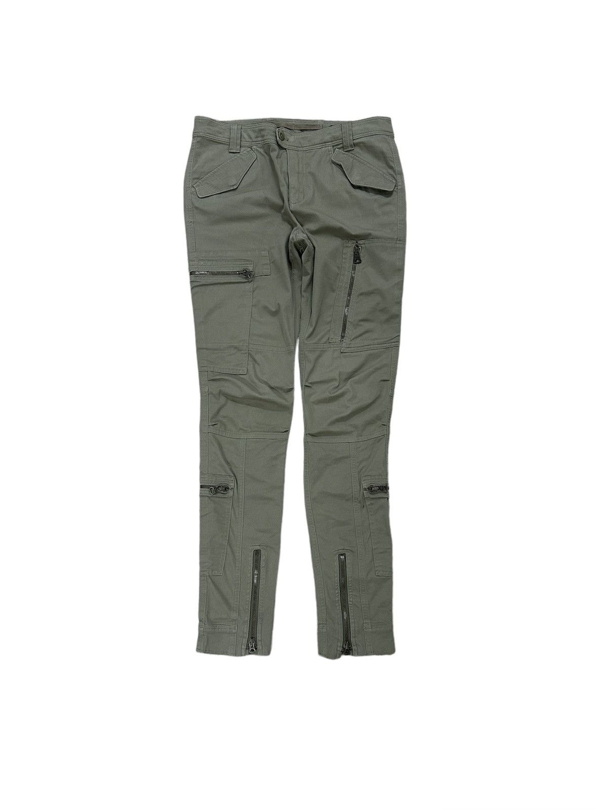 Rare Ralph Lauren Multi Zipper Pocket Bondage Cargo Pants