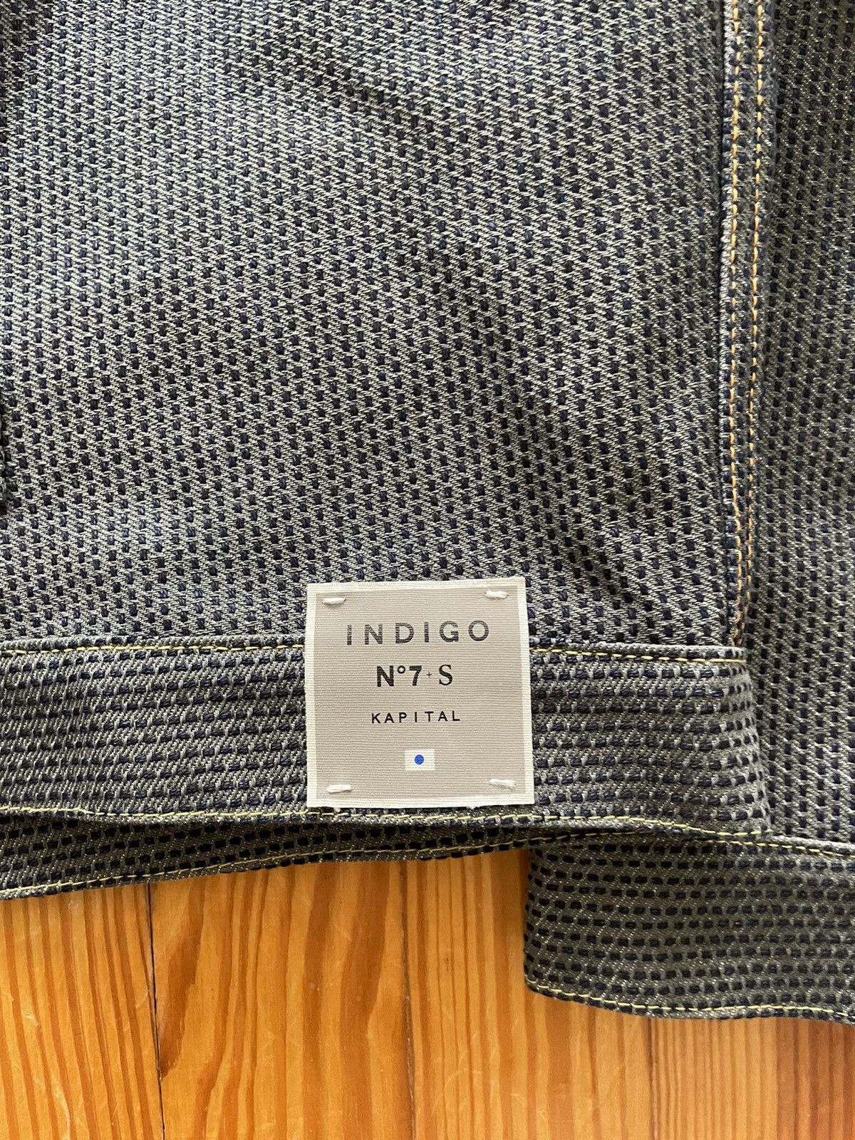 Kapital × Kapital Kountry Kapital Century Denim Jacket Type I 1st Gray Sashiko Boro Size US XL / EU 56 / 4 - 5 Thumbnail