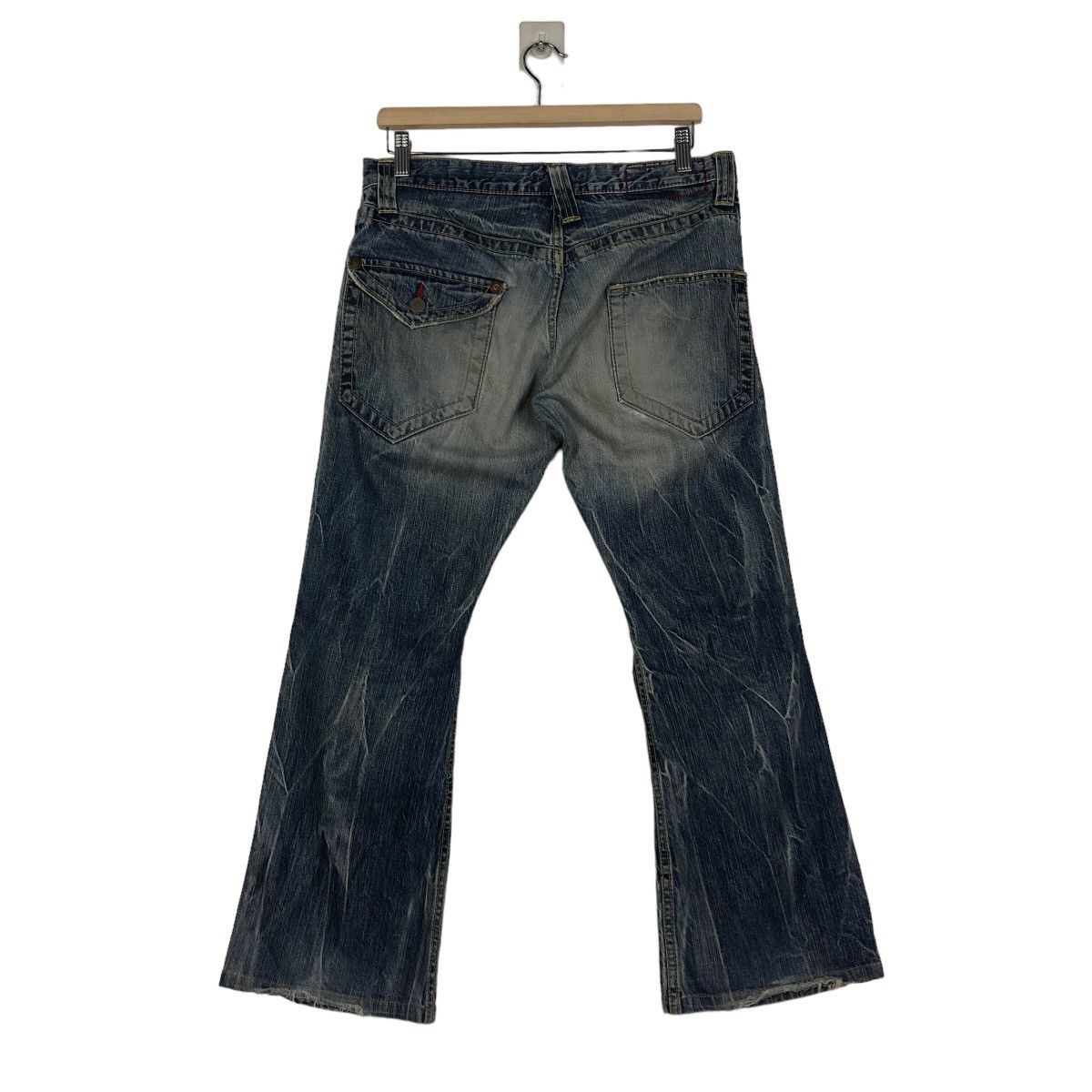 Hysteric Glamour 🔥Made in Nippon Distressed Biker Jeans Denim Size US 34 / EU 50 - 8 Thumbnail