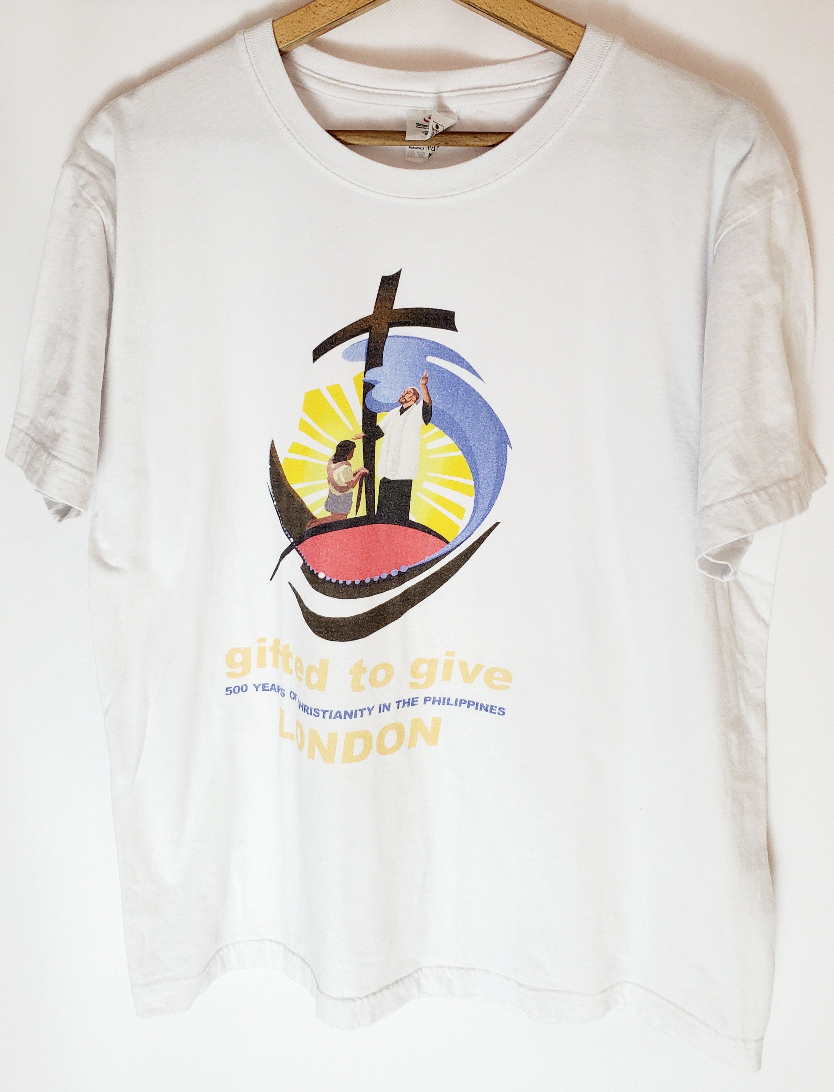 Vintage Vintage gifted to give Tshirt size L Size US L / EU 52-54 / 3 - 1 Thumbnail