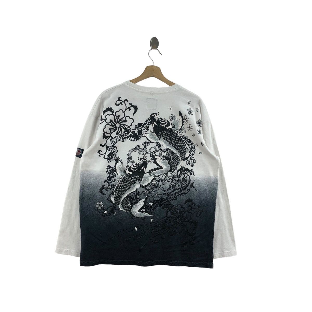 Japanese Brand Pick!! Vtg SUKAJAN CURE ALL Embroidery Long Sleeve Tshirt Size US XXL / EU 58 / 5 - 2 Thumbnail