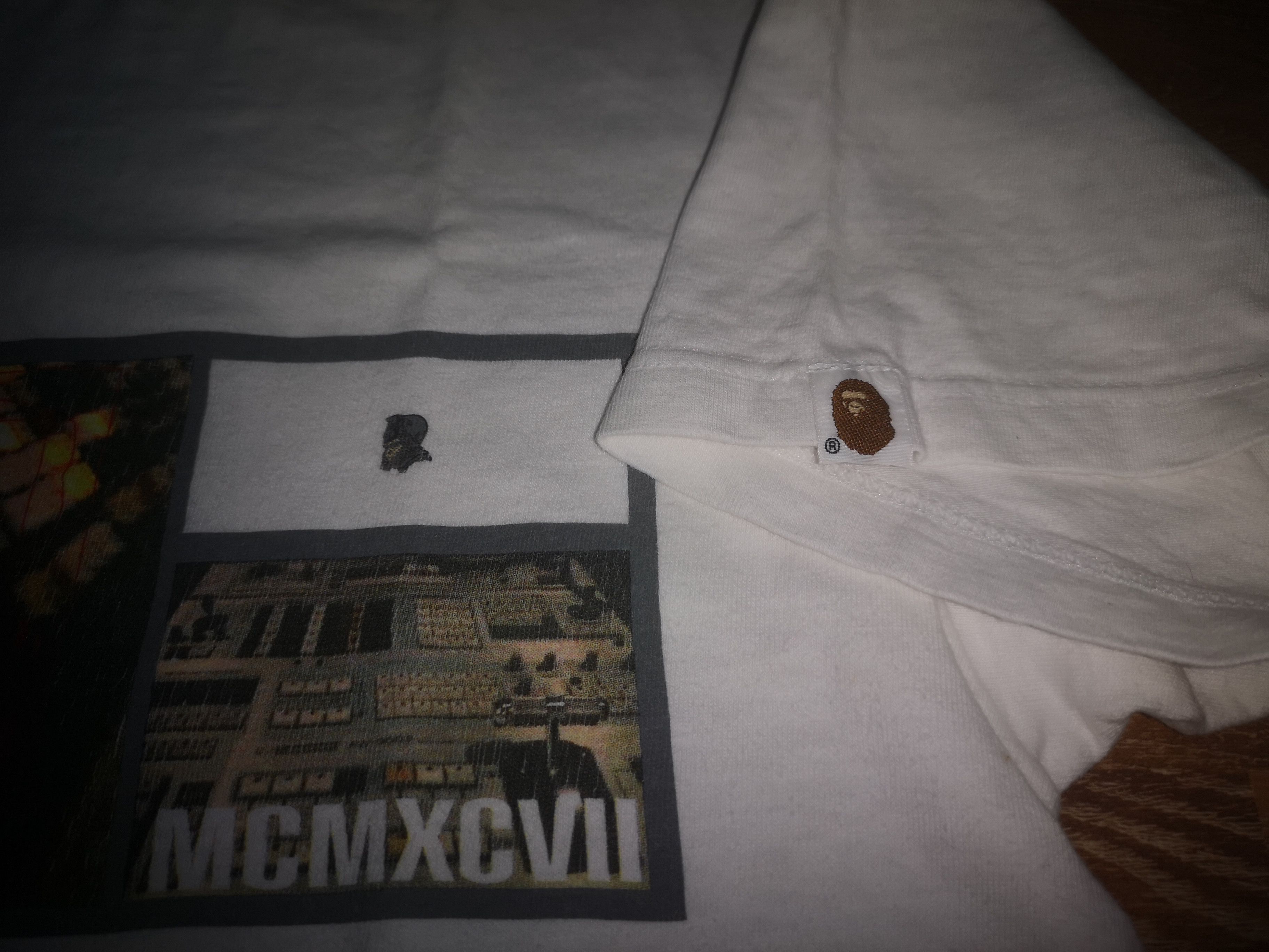 Bape × Vintage Vintage OG 90s Bathing Ape Bape Rocnelius Fantasma T Shirt Size US M / EU 48-50 / 2 - 5 Thumbnail