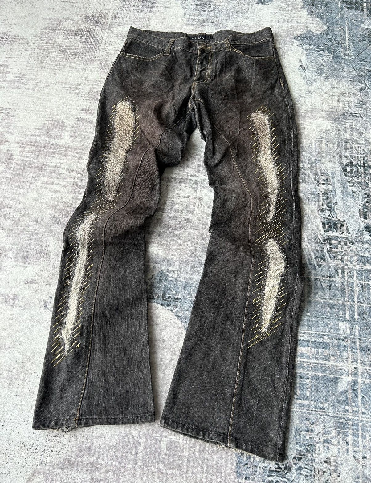 GOSTAR DE FUGA Fuga Super Flared Rockstar Jeans Size US 31 - 2 Thumbnail
