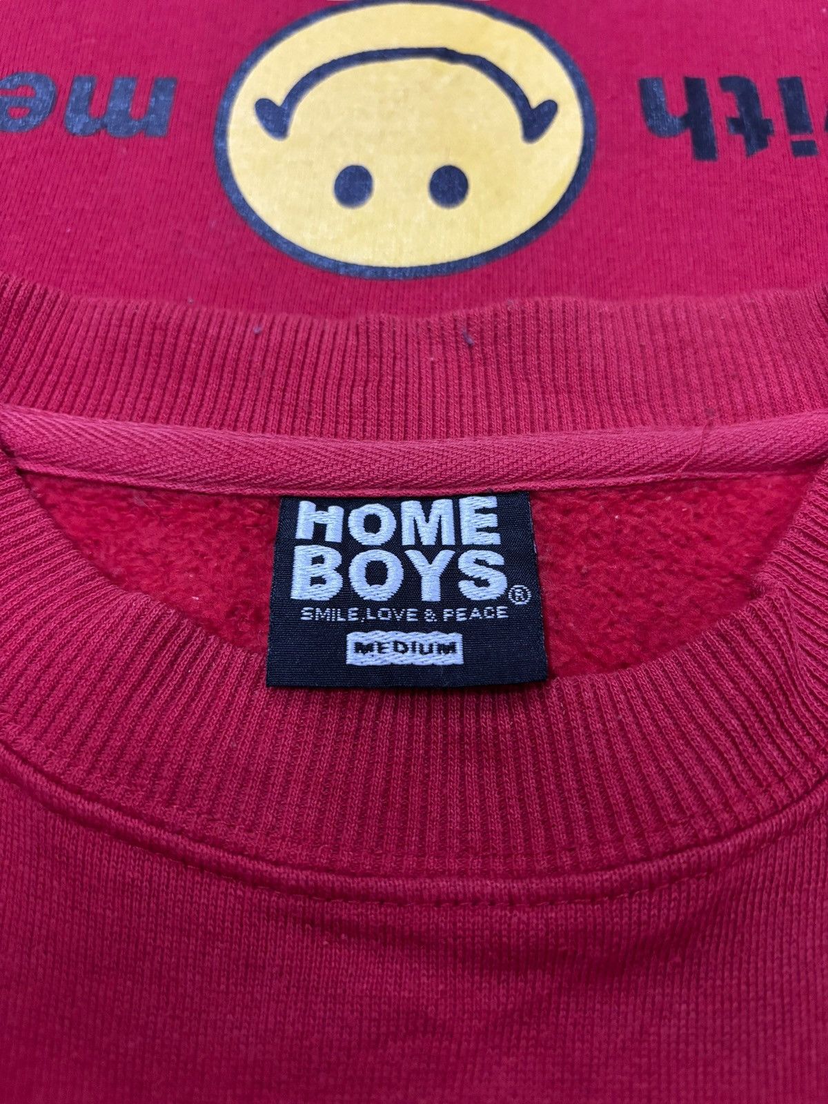 Designer × Japanese Brand Vintage HOME BOYS Printed Distressed Sweatshirt Size US M / EU 48-50 / 2 - 9 Thumbnail