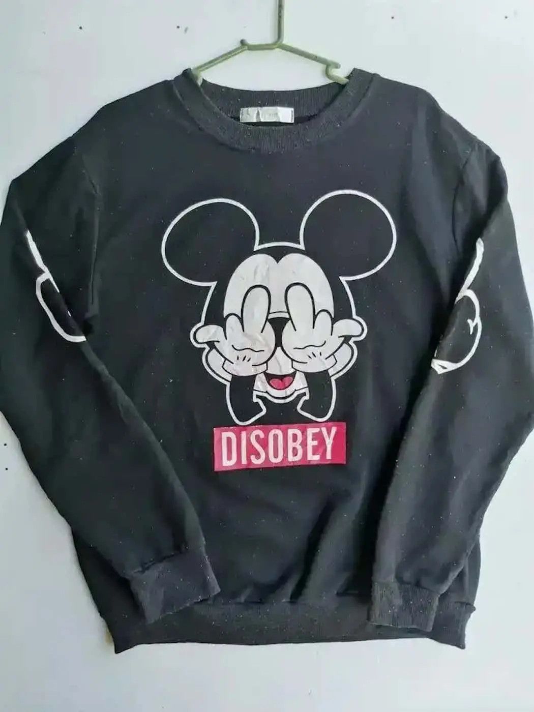 Mickey Mouse Vintage Mickey Mouse Disobey 1928 Sweatshirt Size US L / EU 52-54 / 3 - 1 Thumbnail
