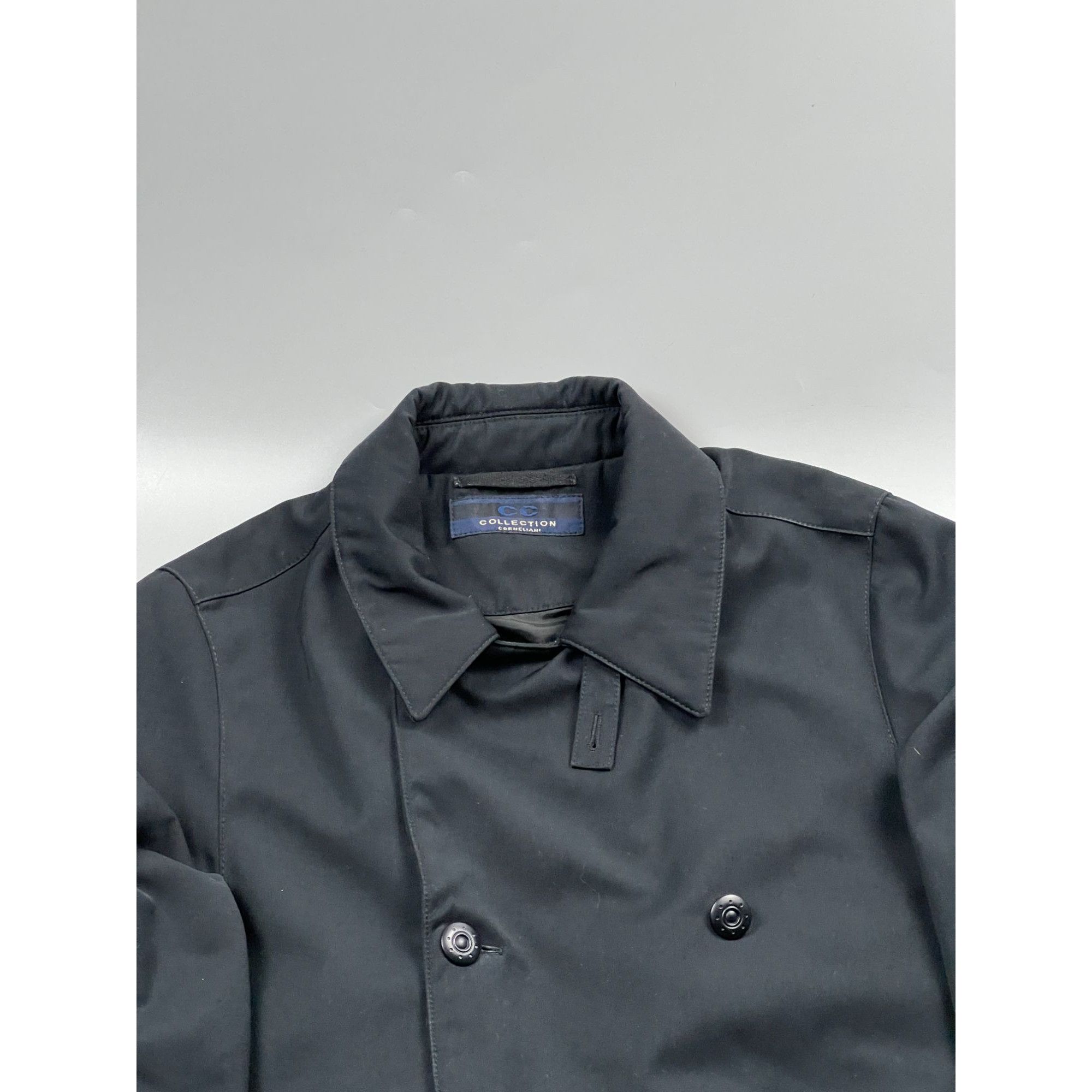 Corneliani Corneliani Collection Double Breasted Coat (Y0768) Size US L / EU 52-54 / 3 - 3 Thumbnail
