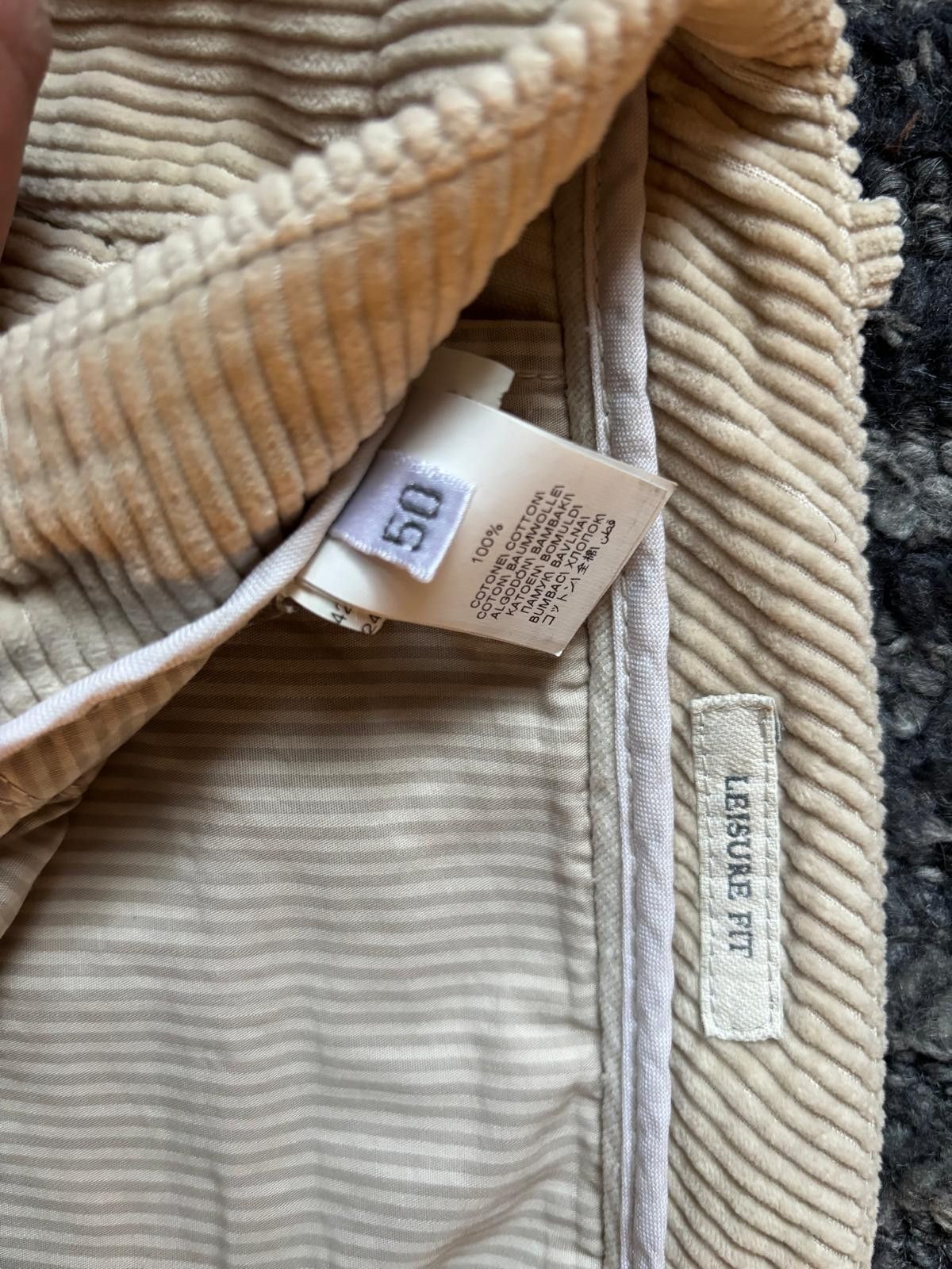 Brunello Cucinelli Brunello Cucinelli Ivory Corduroy Cargo Pants Leisure Fit Size US 34 / EU 50 - 6 Thumbnail
