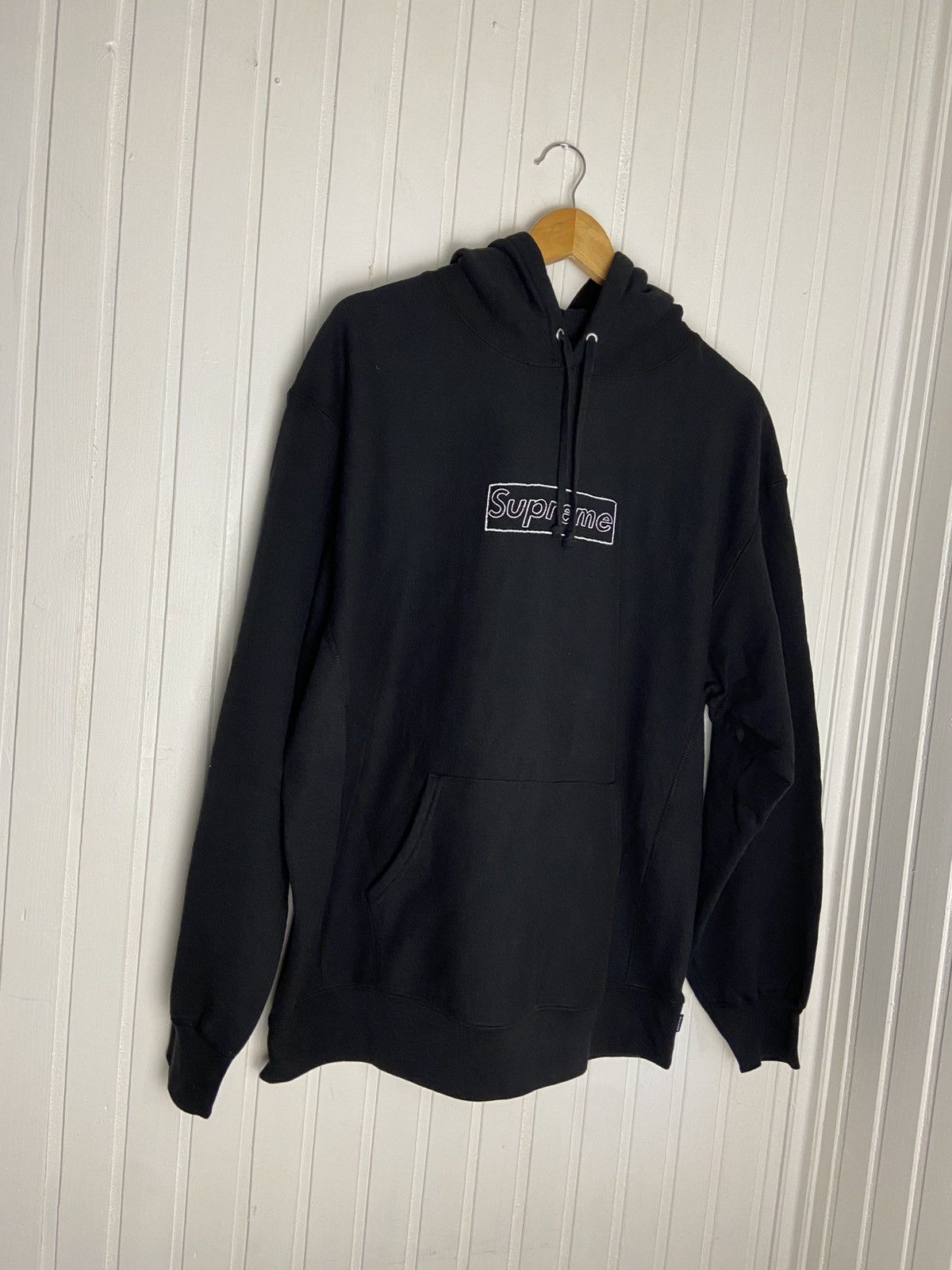 Black Kaws Chalk Box Logo Supreme Kaws Box Supreme Chalk Box Logo