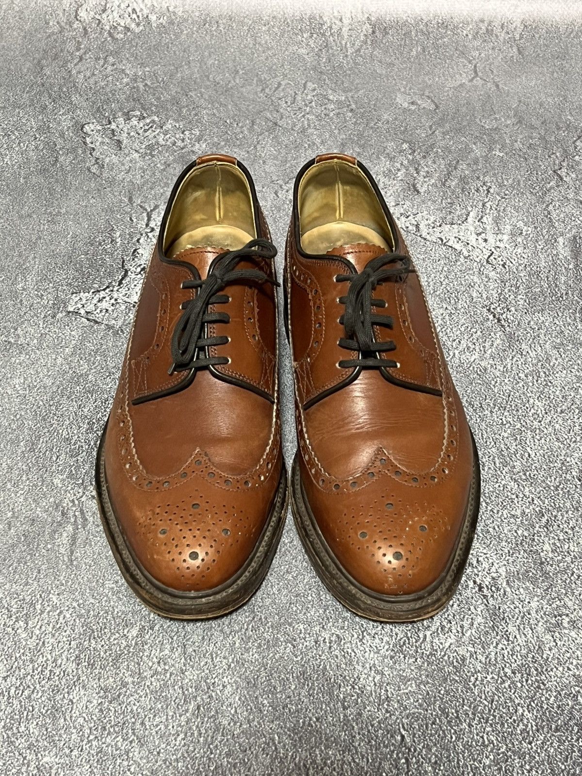 Loake Loake Brogue Brown Leather Shoes Made In England Size US 8 / EU 41 - 3 Thumbnail