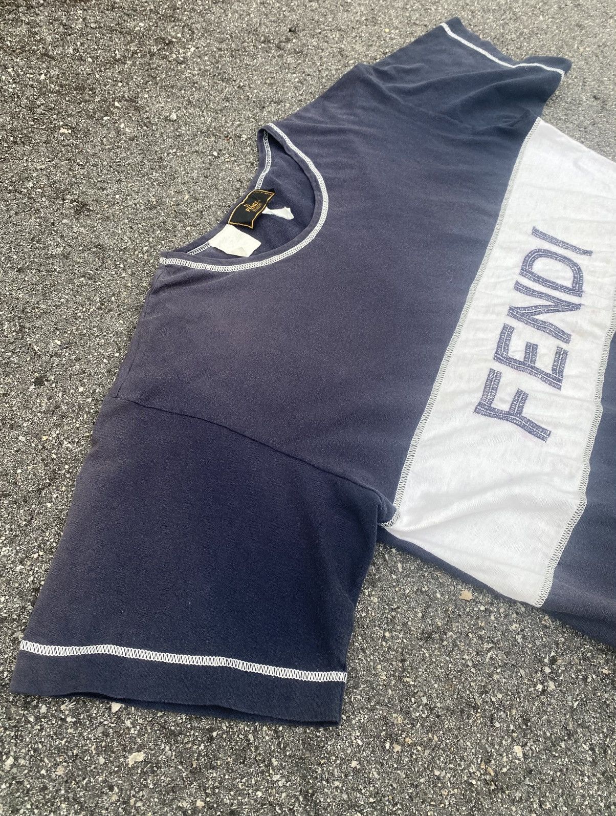Fendi × Vintage vtg sunfaded Fendi shirt Size US M / EU 48-50 / 2 - 4 Thumbnail