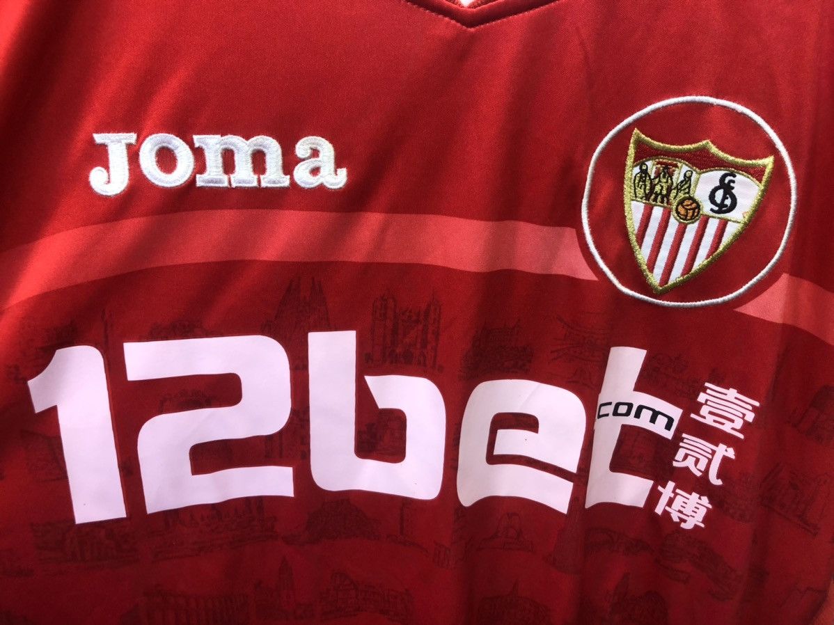 Joma × Vintage Sevilla 10/11 away shirt Size US XL / EU 56 / 4 - 3 Thumbnail
