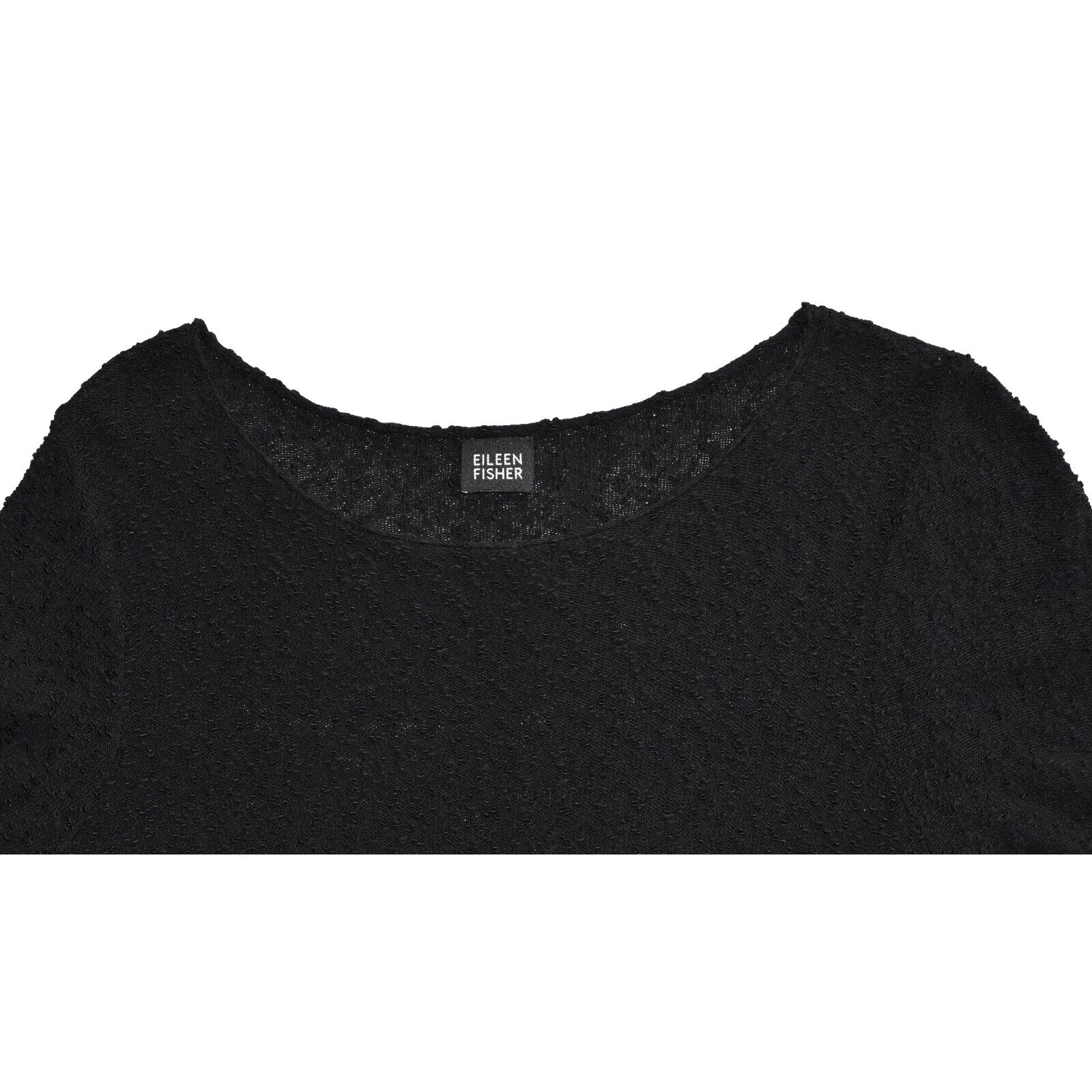 Eileen Fisher EILEEN FISHER Viscose Nylon Knit Round Neck Sweater Size L Size L / US 10 / IT 46 - 4 Thumbnail