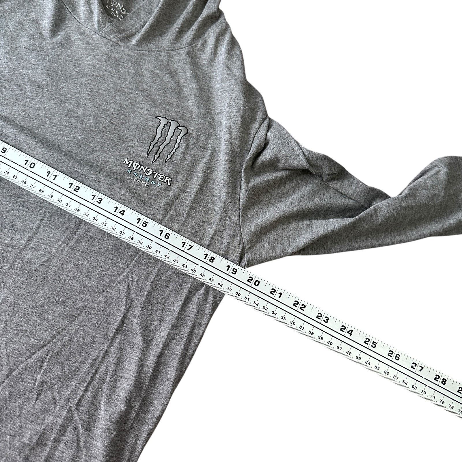 Other Monster Energy Ultra Lightweight T-Shirt Hoodie Men M Gray Size US M / EU 48-50 / 2 - 6 Thumbnail