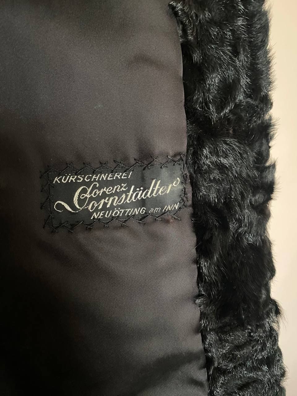 Vintage Vintage Lorenz Cornstädter Kürschnerei coat karakul real fur Size M / US 6-8 / IT 42-44 - 5 Thumbnail