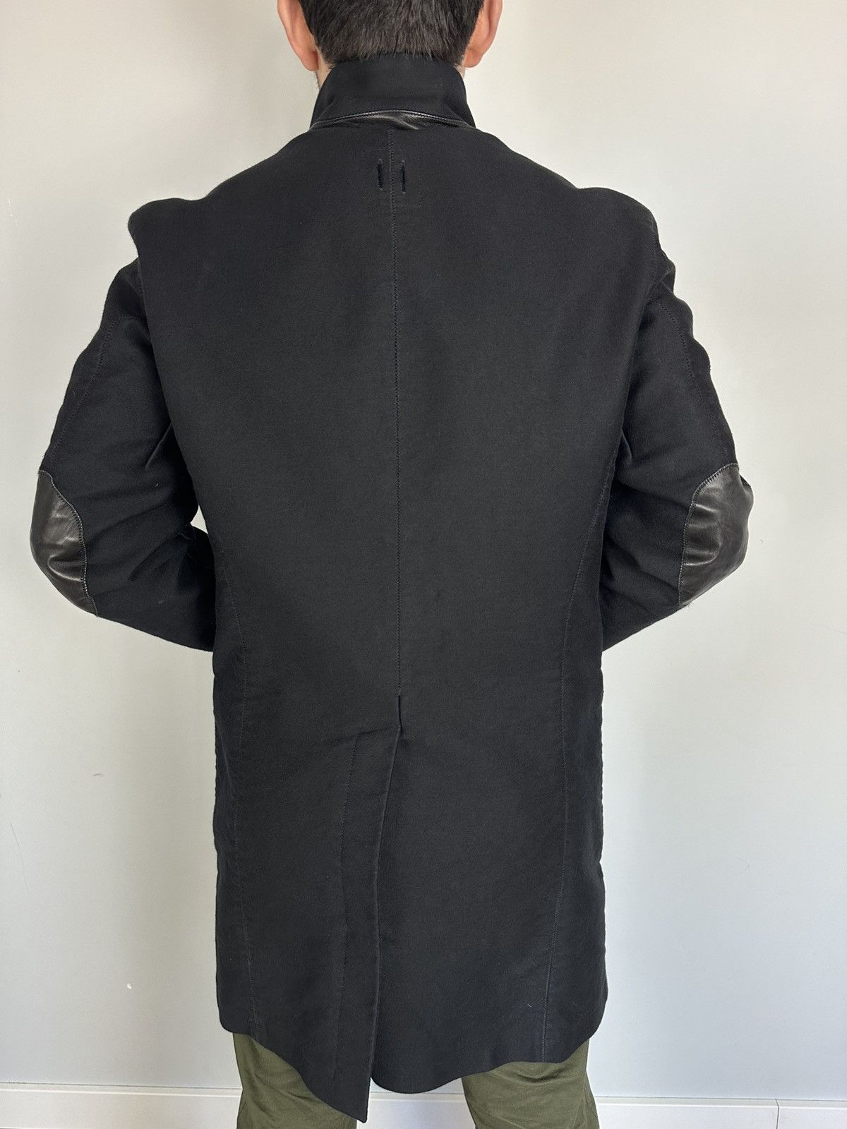 hannes roether Hannes Roether Men's Cotton Coat Jacket Size L/M Black Size US L / EU 52-54 / 3 - 6 Thumbnail