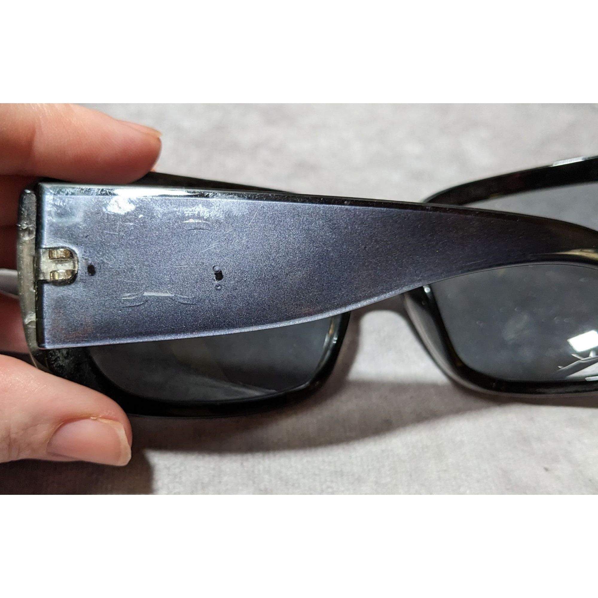 Other D6 Retro Dark Grey Metallic Unisex Sunglasses Size ONE SIZE - 7 Thumbnail