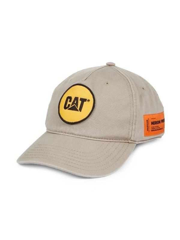 Heron Preston Heron Preston x Caterpillar Patch Baseball Cap Hat Beige Size ONE SIZE - 1 Thumbnail