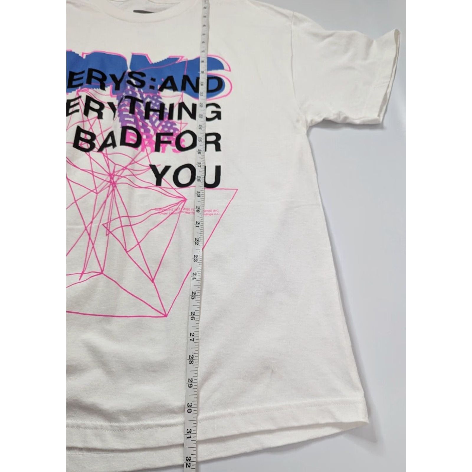 Msftsrep MSFTSrep White 2020 Jaden Smith ERYS: And Everything Bad For You Rap T-Shirt XL Size US XL / EU 56 / 4 - 7 Thumbnail