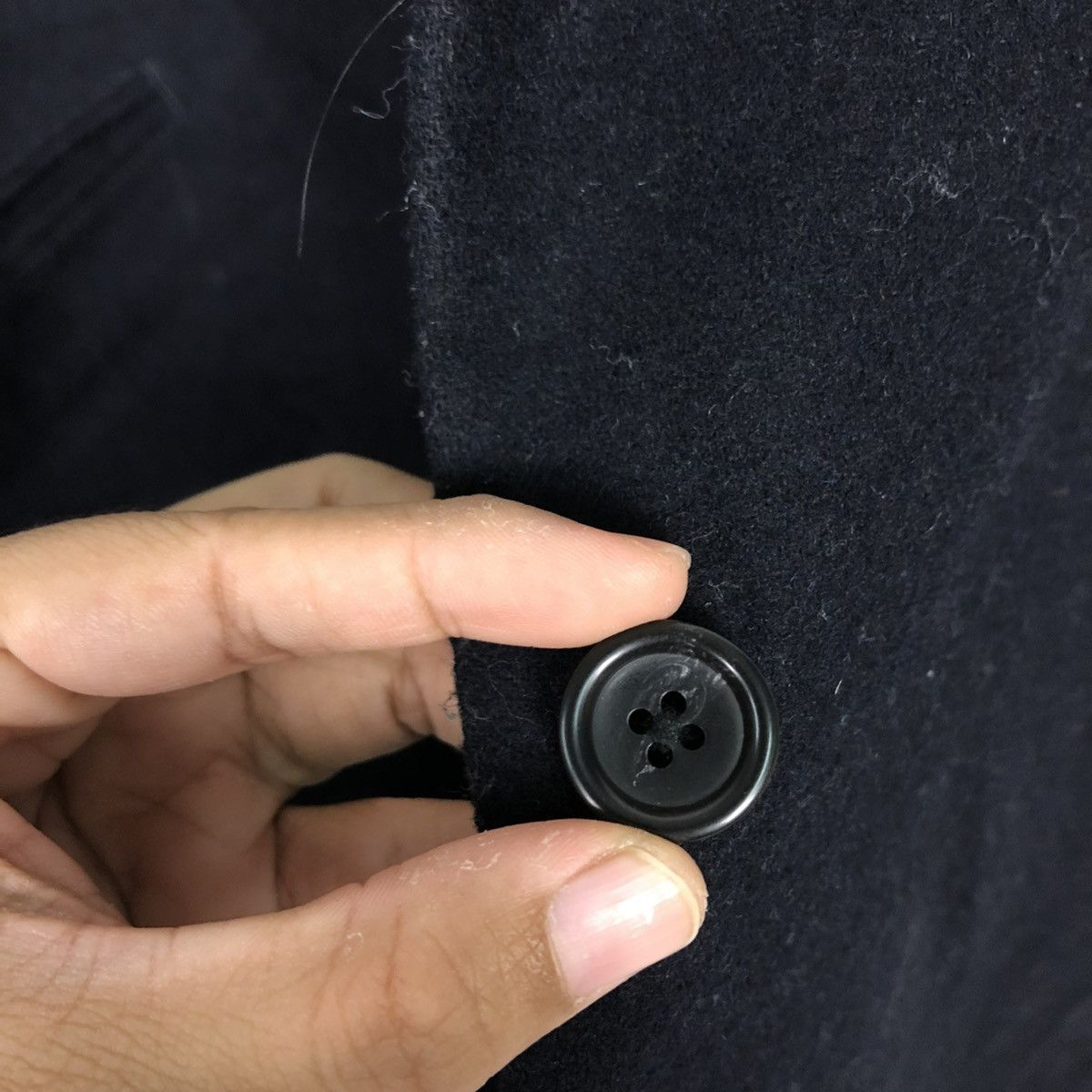 Undercover 🔥RICH BLACK LONG JACKET UNIQLO X UNDERCOVER DOUBLE BREAST Size US M / EU 48-50 / 2 - 18 Thumbnail
