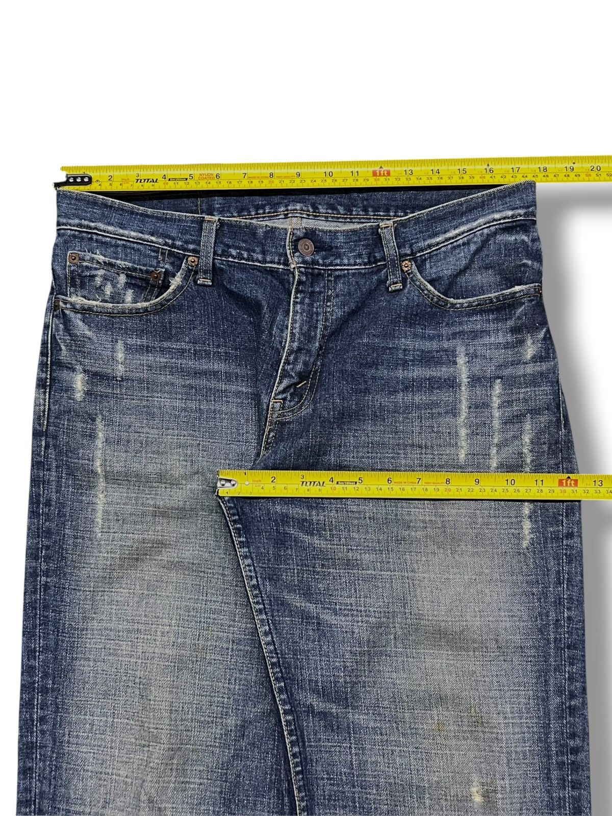 Levi's Loose Vintage Y2K Levi’s 533 Japan - Faded Wash, Distressed Size US 35 - 18 Thumbnail