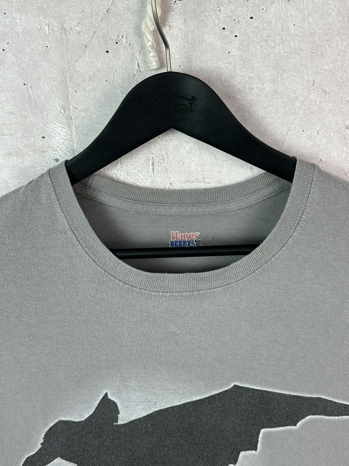 Hanes Vintage Hanes Beffy-T Betman DC Comics Grey Cotton T-shirts Size US XL / EU 56 / 4 - 3 Thumbnail