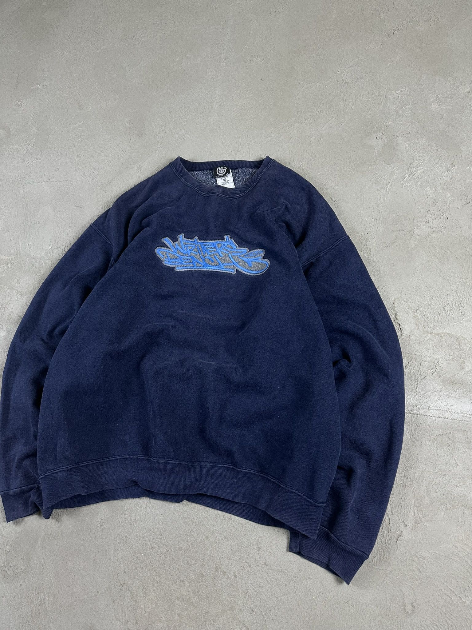 Vintage Vintage Y2k JNCO Style Writers Bench Hiphop Boxy Crewneck Size US XL / EU 56 / 4 - 3 Thumbnail