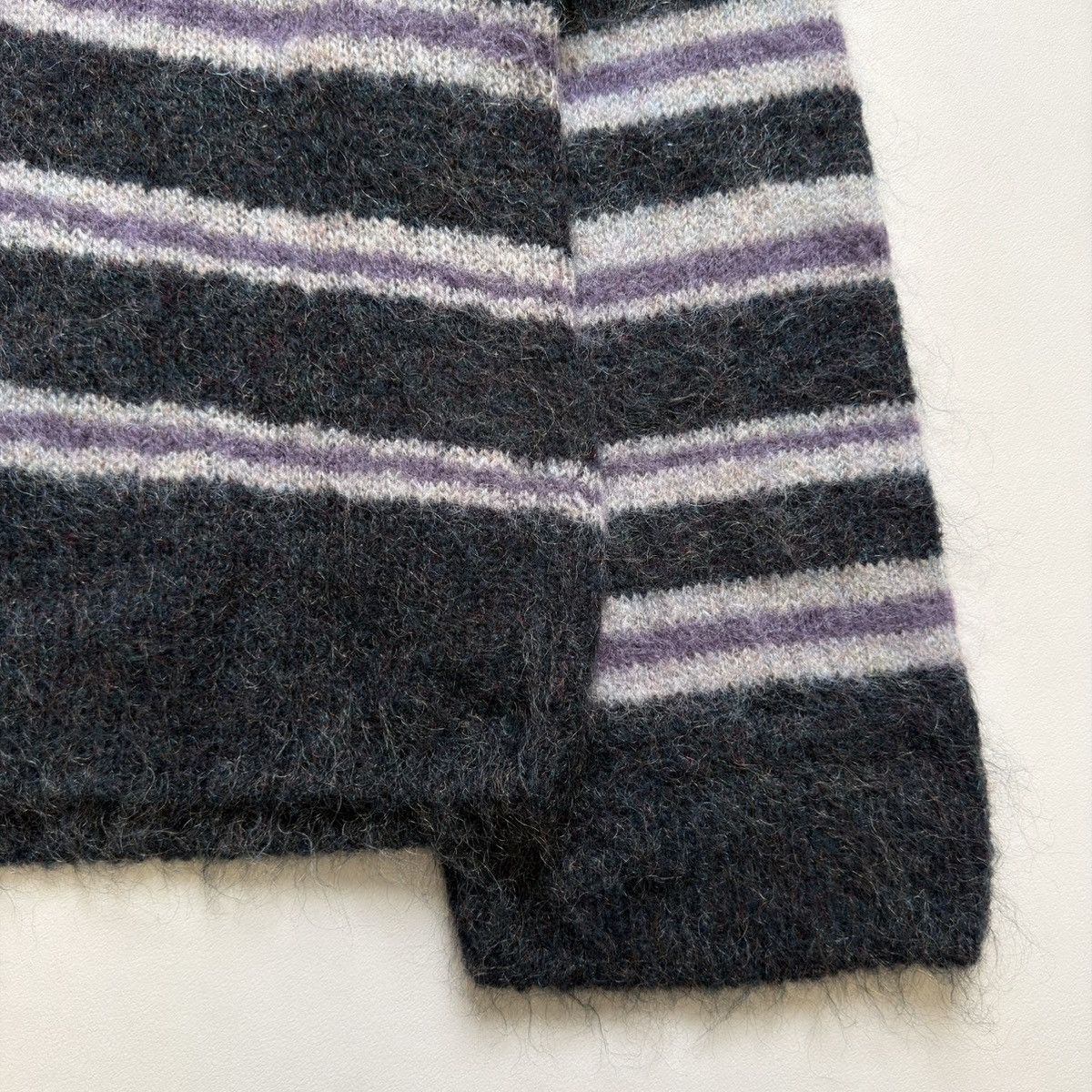 Acne Studios Striped Oversized Mohair Sweater Size US M / EU 48-50 / 2 - 9 Thumbnail