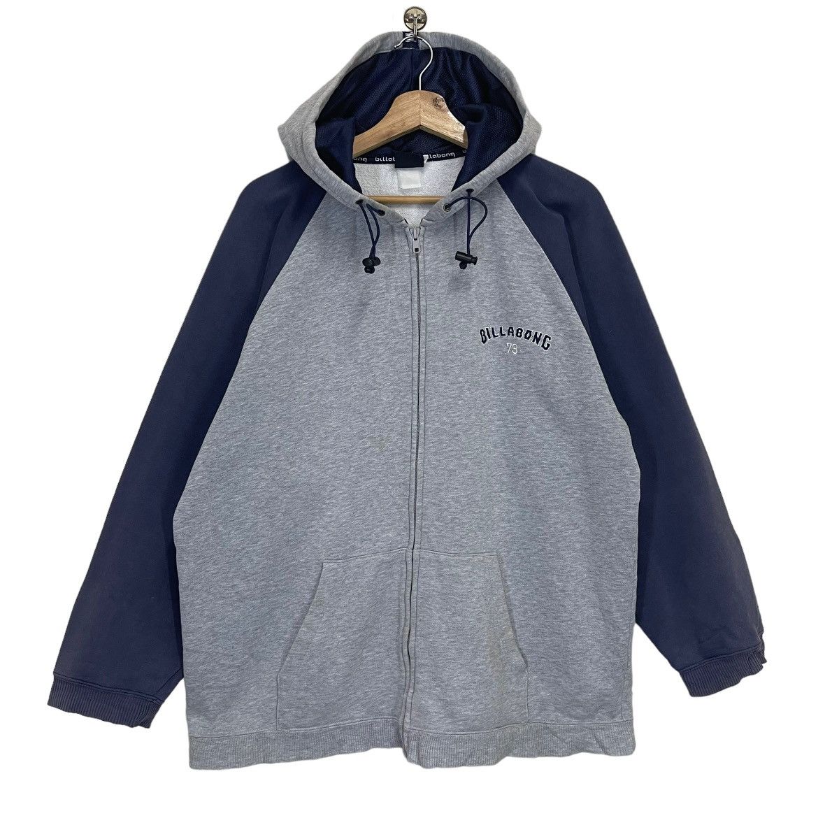 Vintage Billabong Small Logo Zipper Hoodie