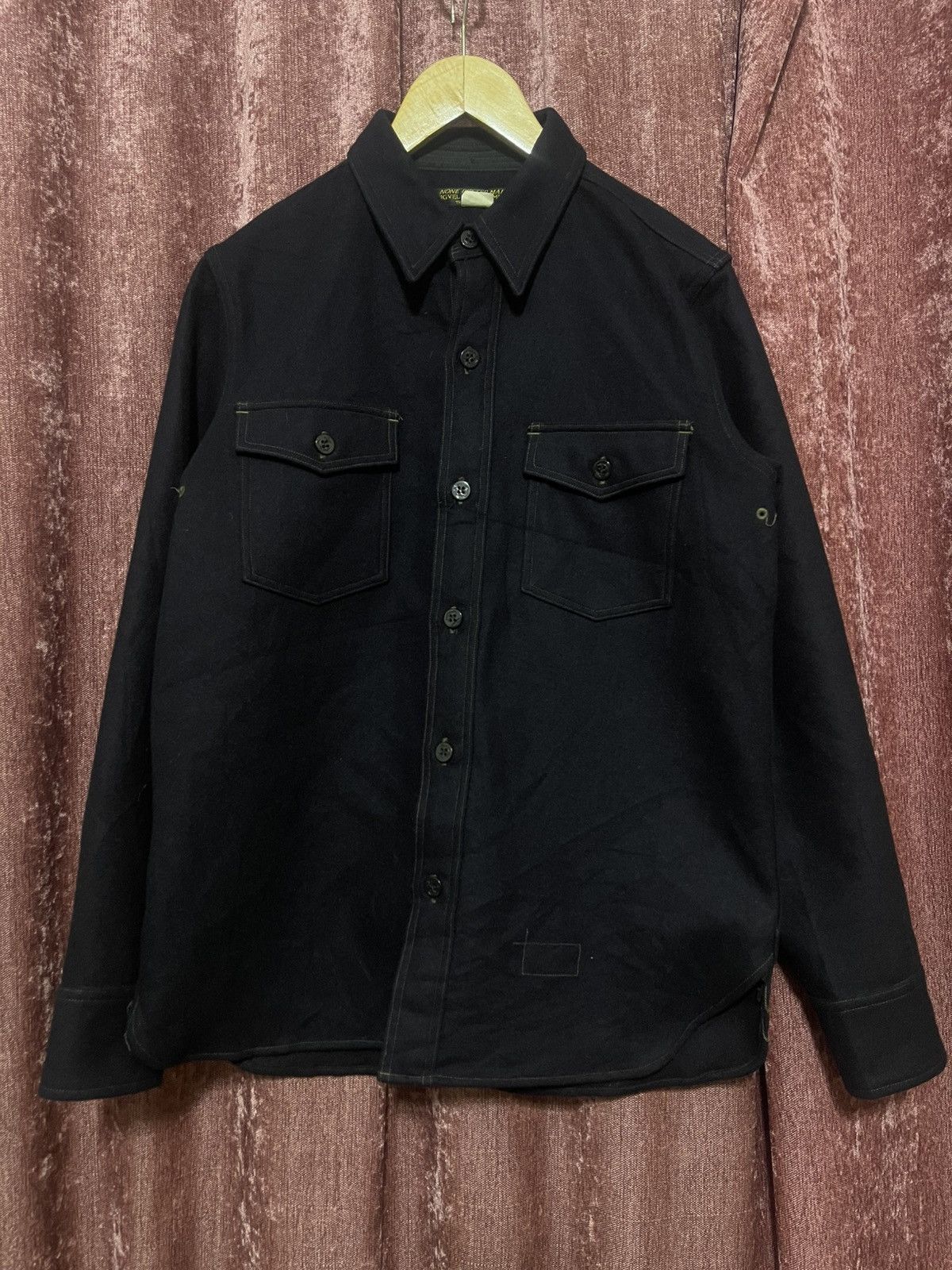 Japanese Brand × PHIGVEL MAKERS & Co. Phigvel Makers & Co. Wool Shirt Japan Size US M / EU 48-50 / 2 - 2 Thumbnail