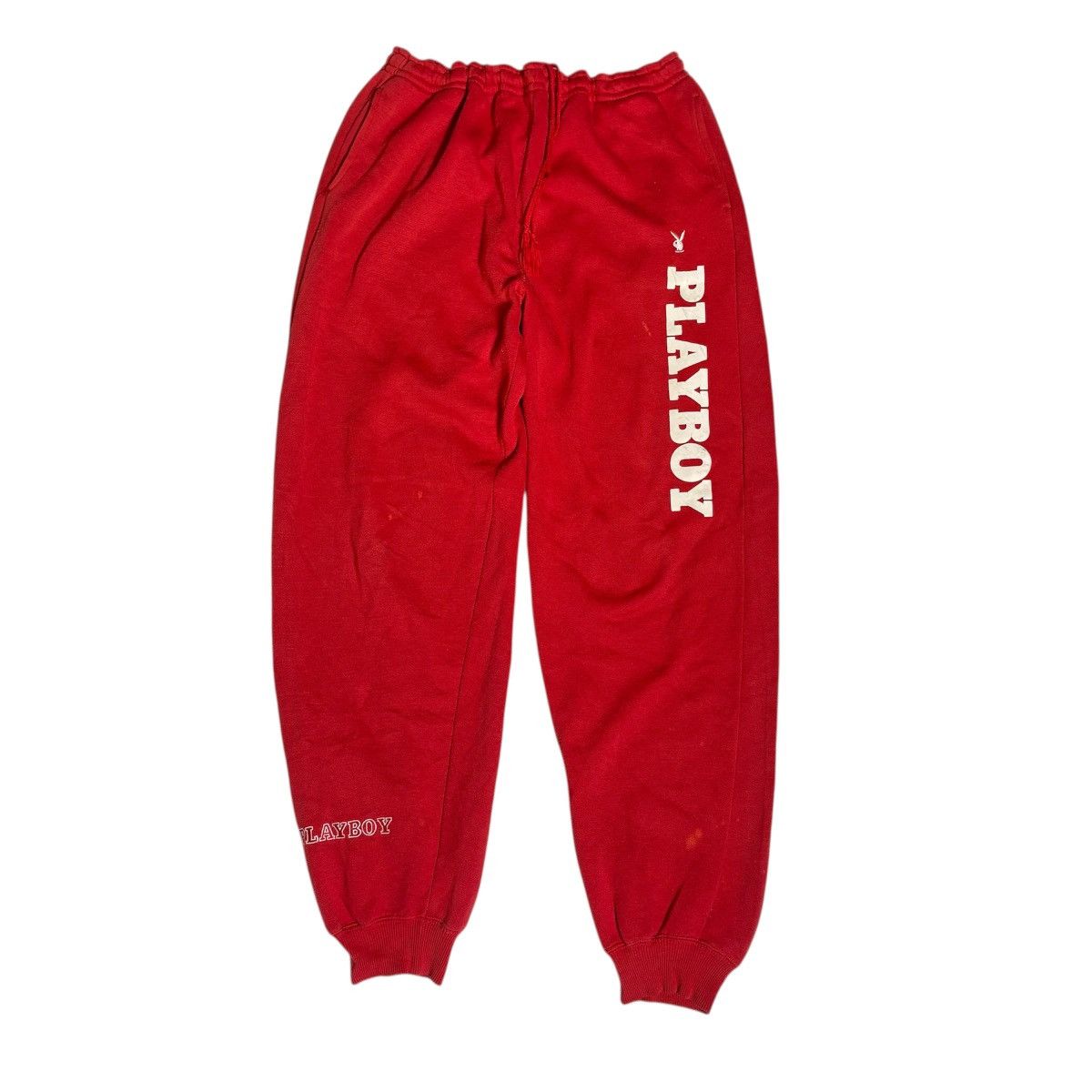 Vintage 90s Playboy Logo Sweatpants / Joggers