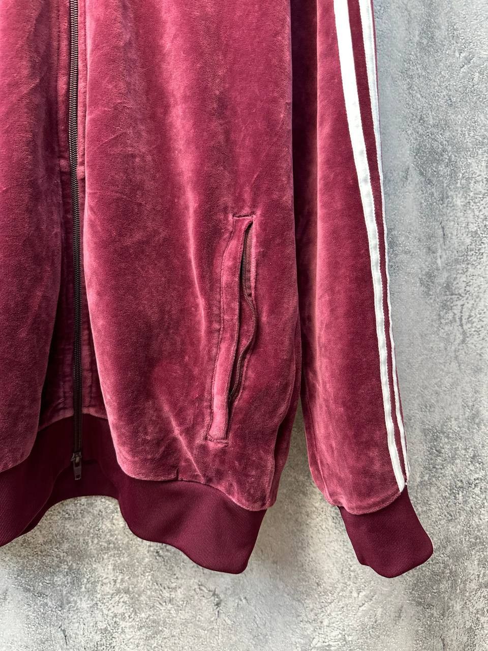 Adidas Adidas Originals Beckenbauer Velour Full Zip Track Jacket Size US S / EU 44-46 / 1 - 9 Thumbnail