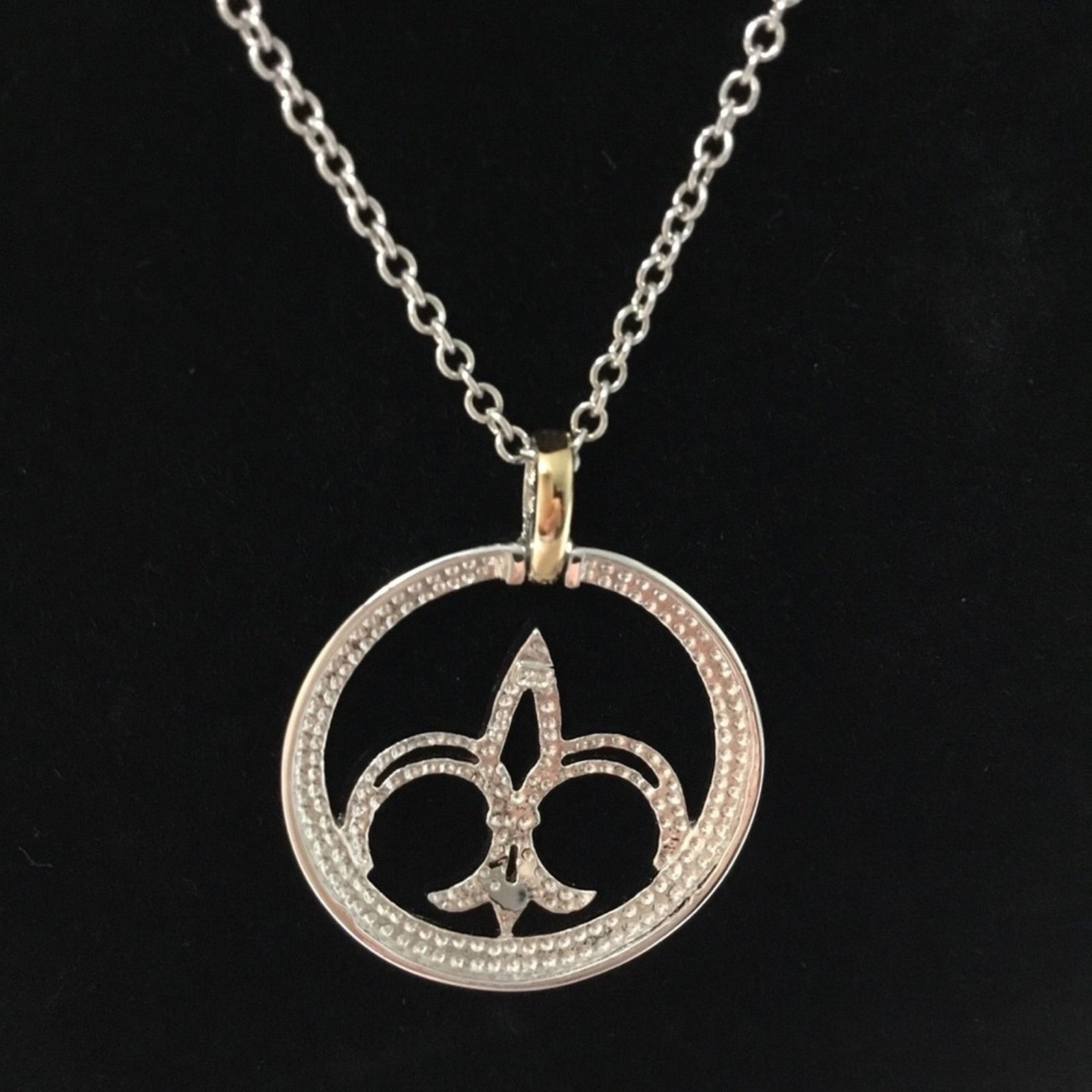 Other Sterling Silver Crystal Rocket Necklace Size ONE SIZE - 3 Thumbnail