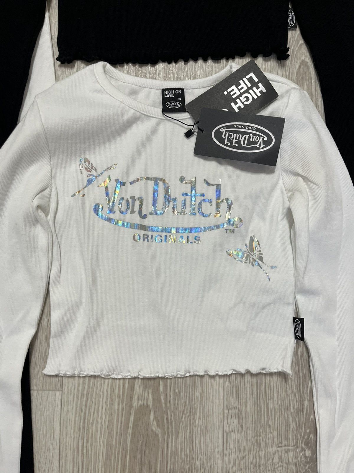 Von Dutch NWT Von Dutch Fly Y2K Crop Top Lot of Four Items Size S Size S / US 4 / IT 40 - 3 Thumbnail
