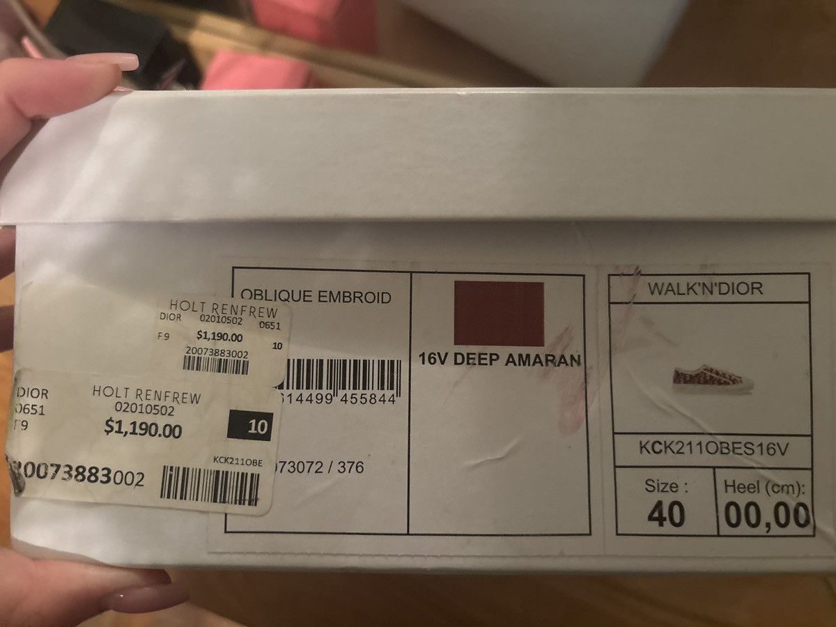 Dior Dior Walk’n’Dior Sneakers Size US 10 / IT 40 - 8 Thumbnail