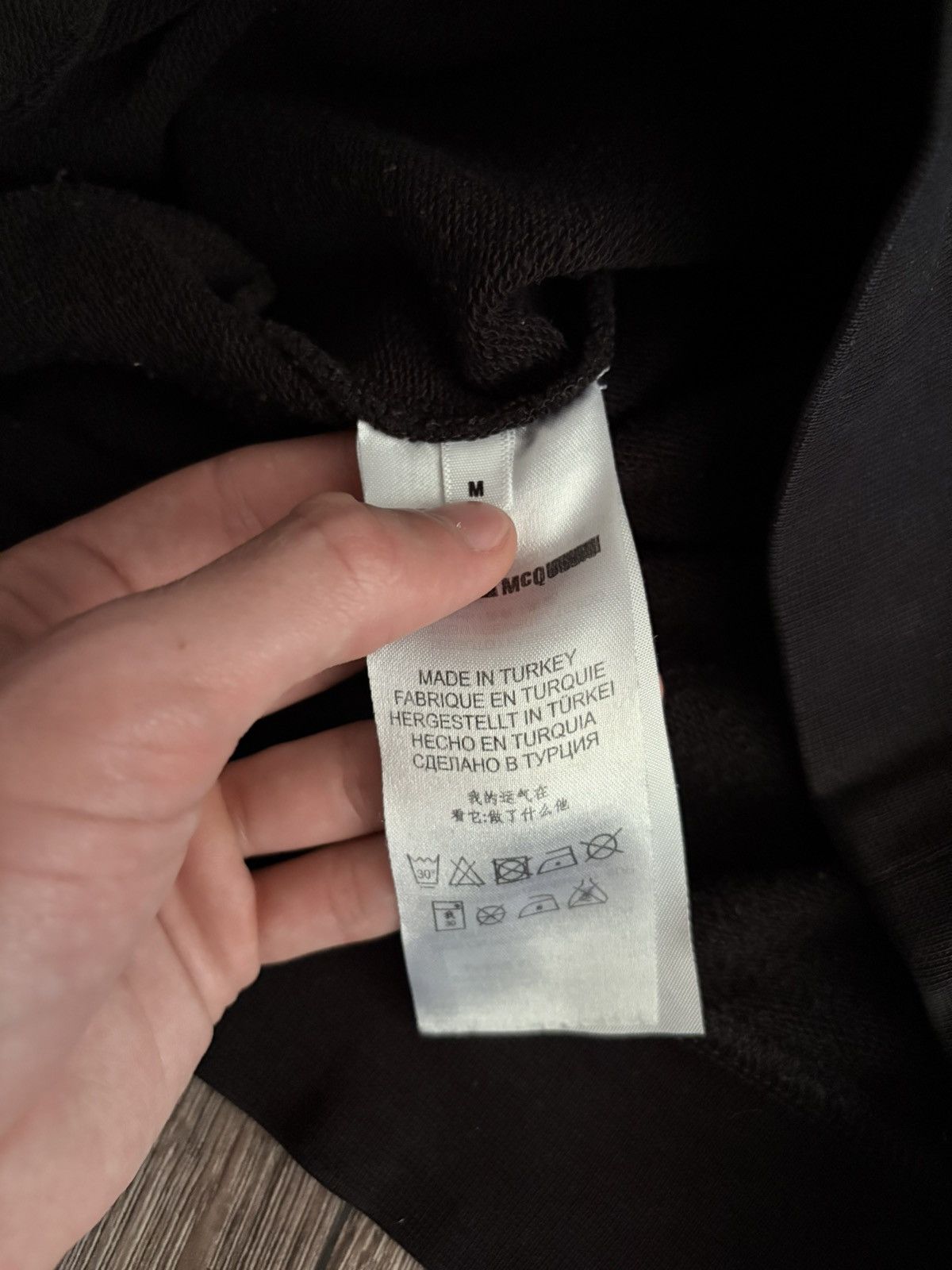 Alexander McQueen Alexander McQueen ‘MCQ’ Big Logo Hoodie Size US M / EU 48-50 / 2 - 4 Thumbnail