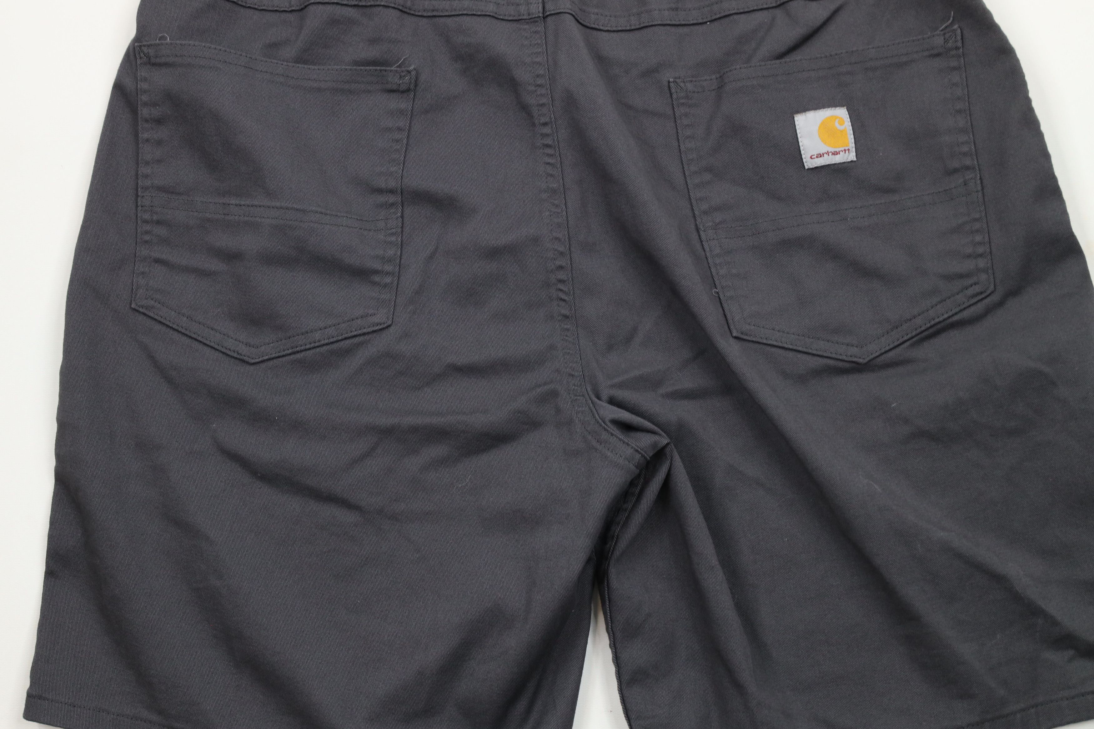 Carhartt × Vintage Carhartt Relaxed Fit Above Knee Cotton Twill Shorts Gray Size US 38 / EU 54 - 10 Thumbnail