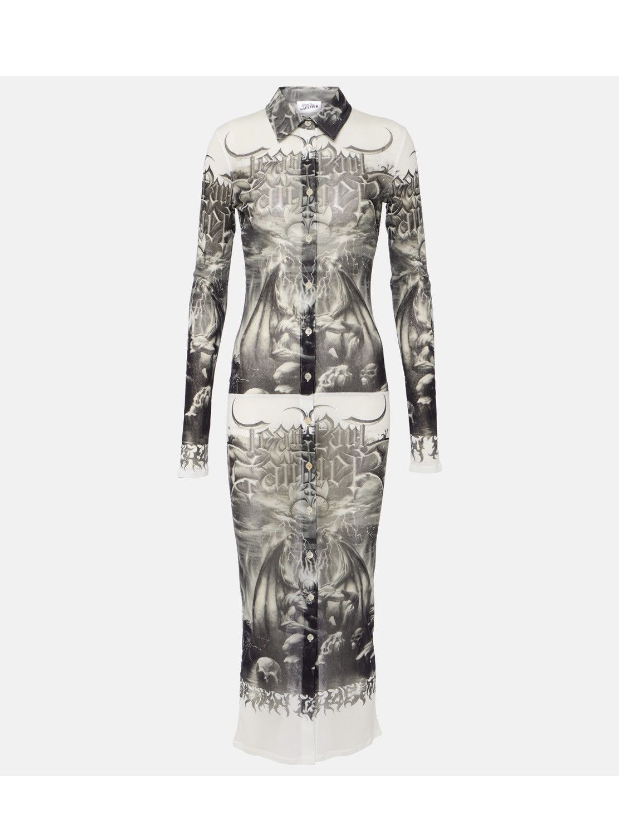 Jean Paul Gaultier Jean Paul Gaultier “Diablo” midi dress size 8 BNWT Size M / US 6-8 / IT 42-44 - 10 Thumbnail