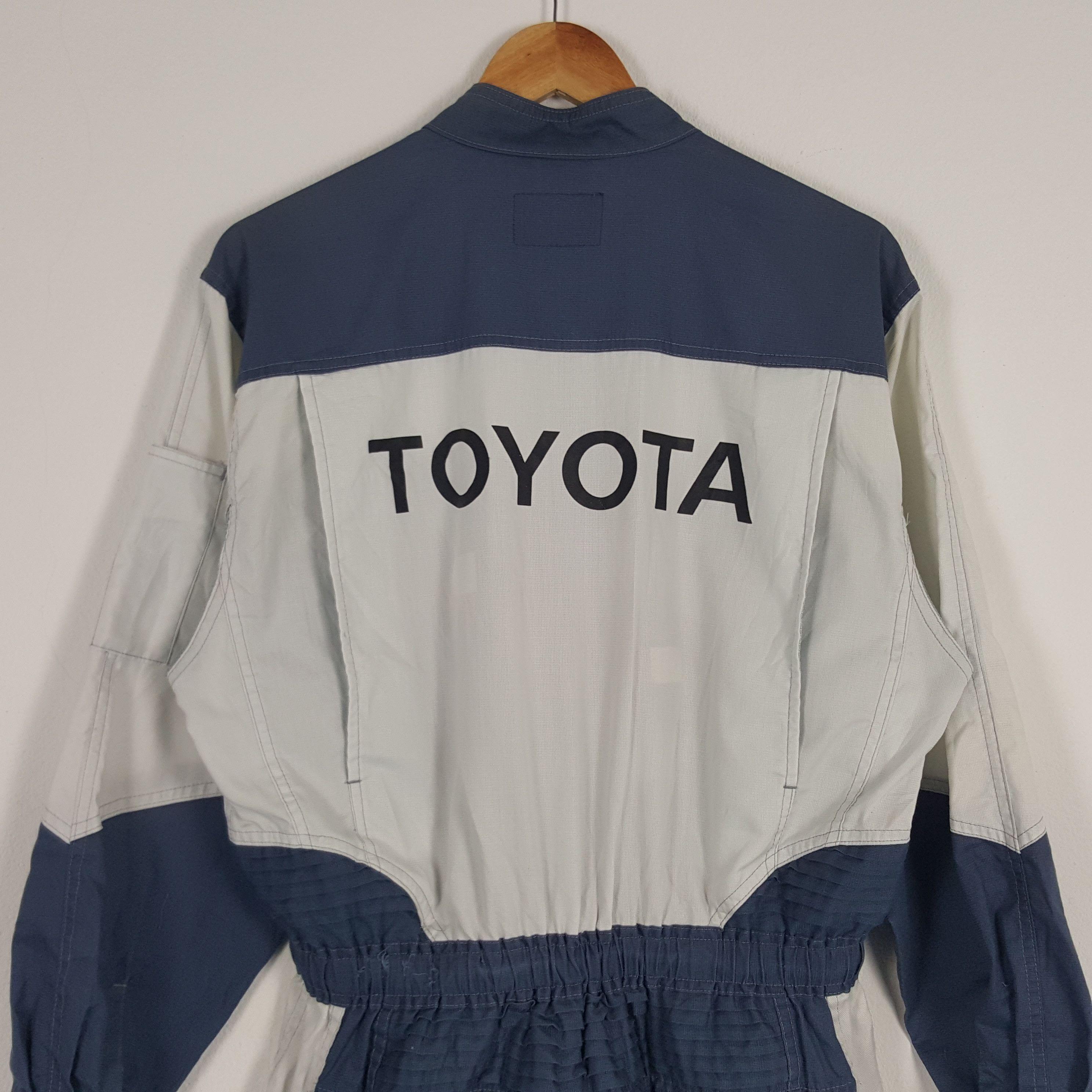 Japanese Brand × Vintage Vintage Toyota Tecno Japanese Racing Coverall Jacket Size US M / EU 48-50 / 2 - 2 Thumbnail