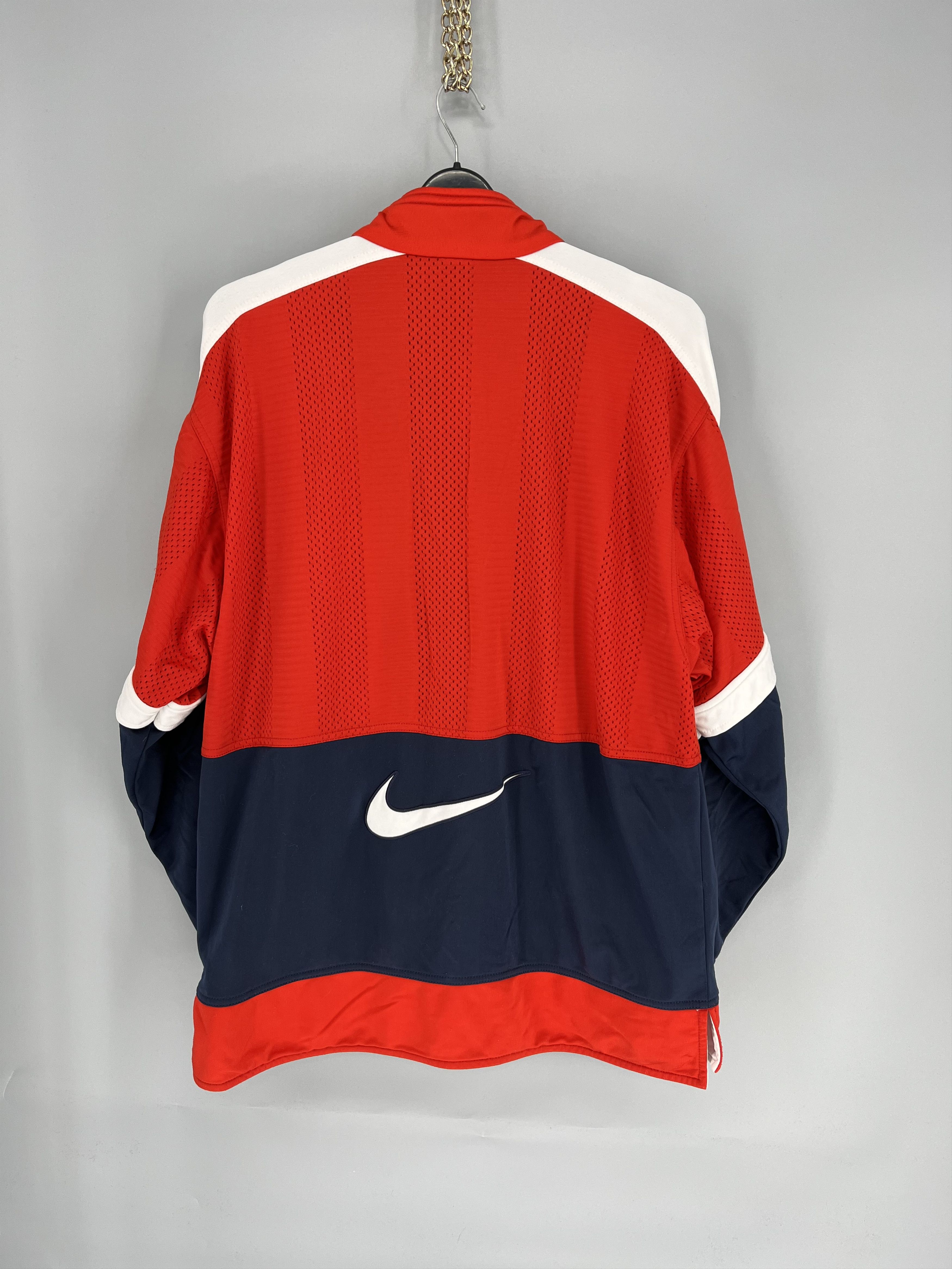 Nike Vintage 90s Jacket Big Logo Rare big Swoosh Size US L / EU 52-54 / 3 - 13 Thumbnail