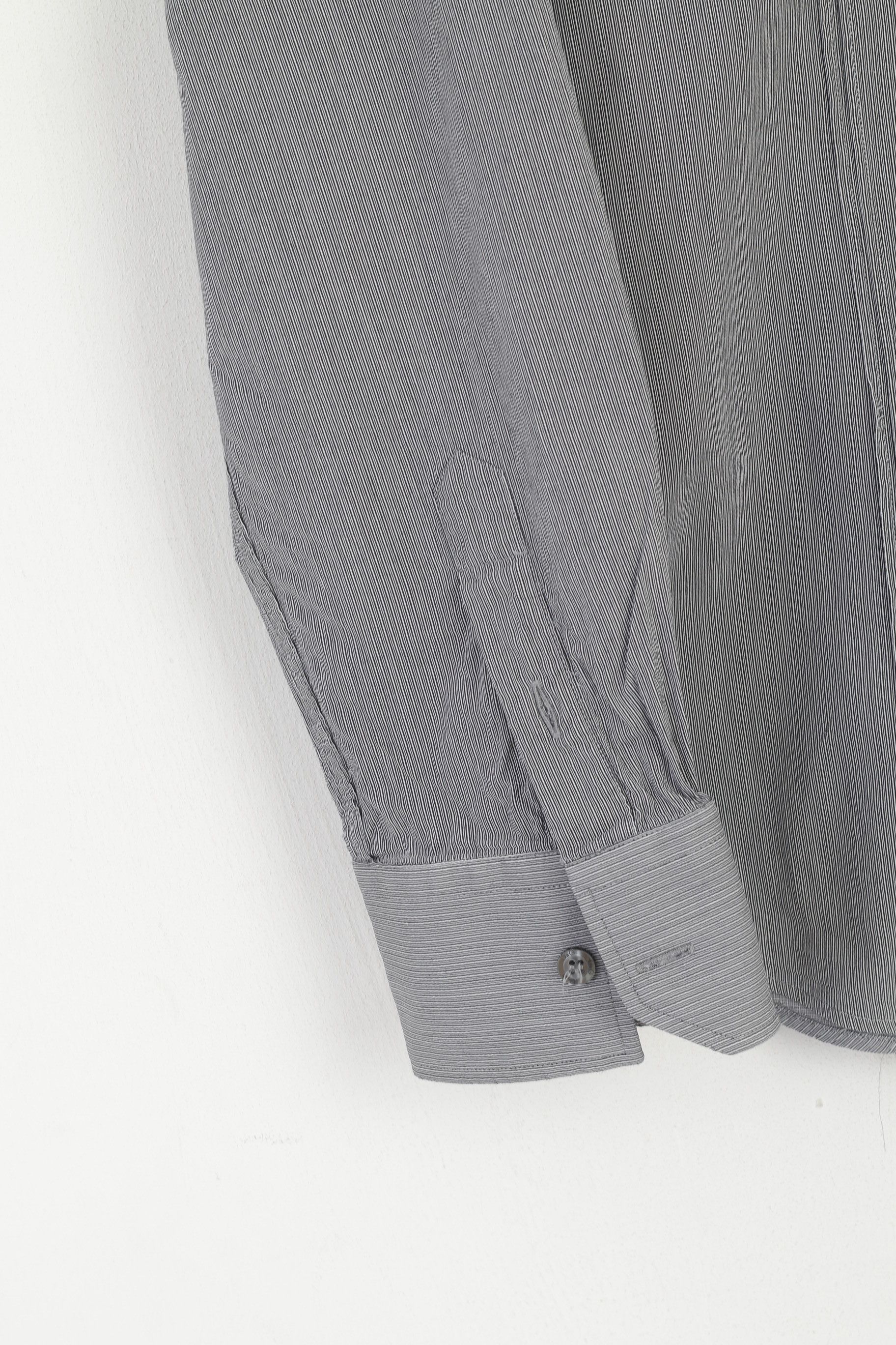 Dolce & Gabbana Dolce & Gabbana Men 16.5 42 M Casual Shirt Grey 5776 Size US M / EU 48-50 / 2 - 8 Thumbnail