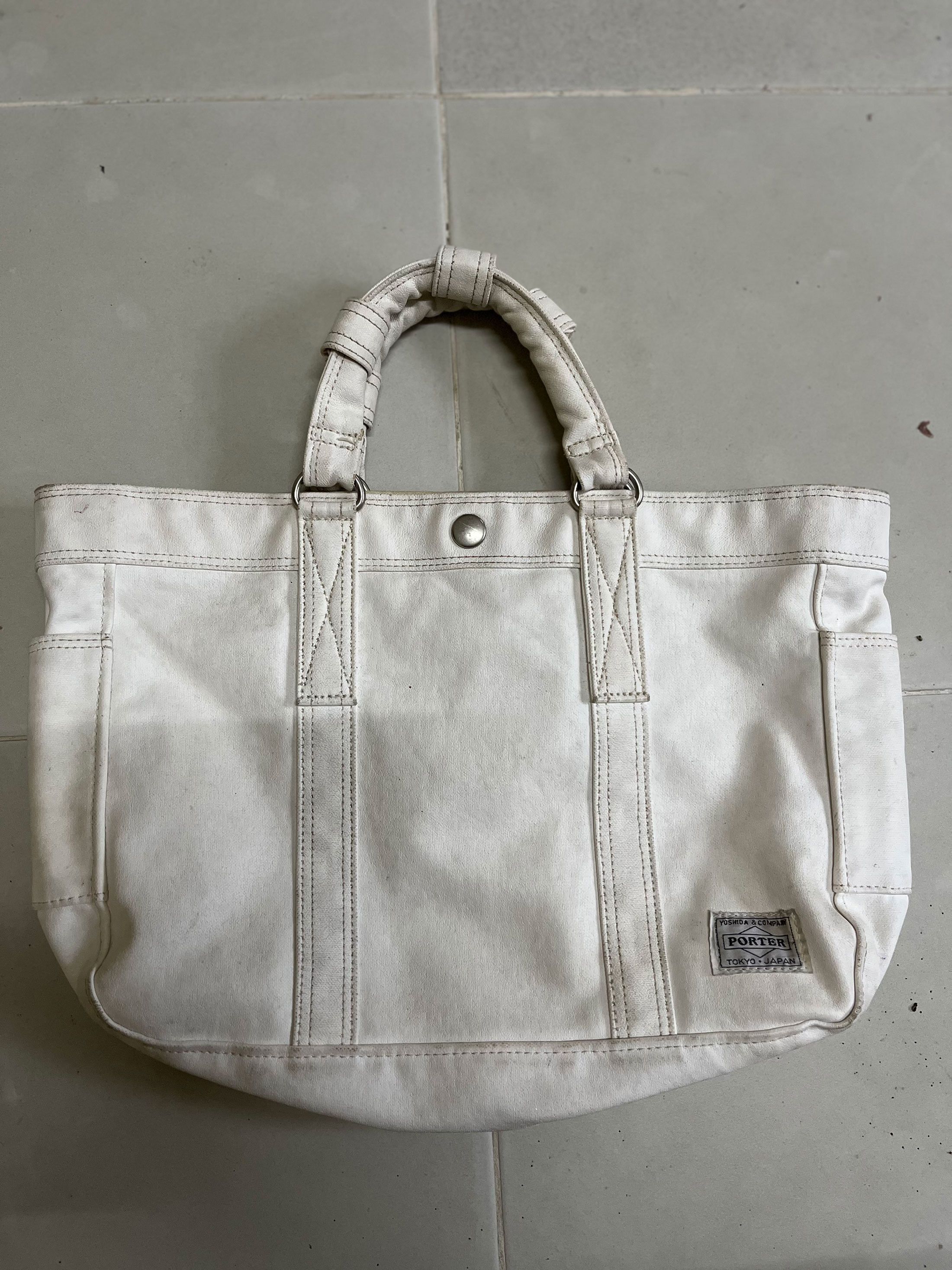 Designer × Japanese Brand × Porter Porter Made in Japan White Bag Size ONE SIZE - 1 Thumbnail