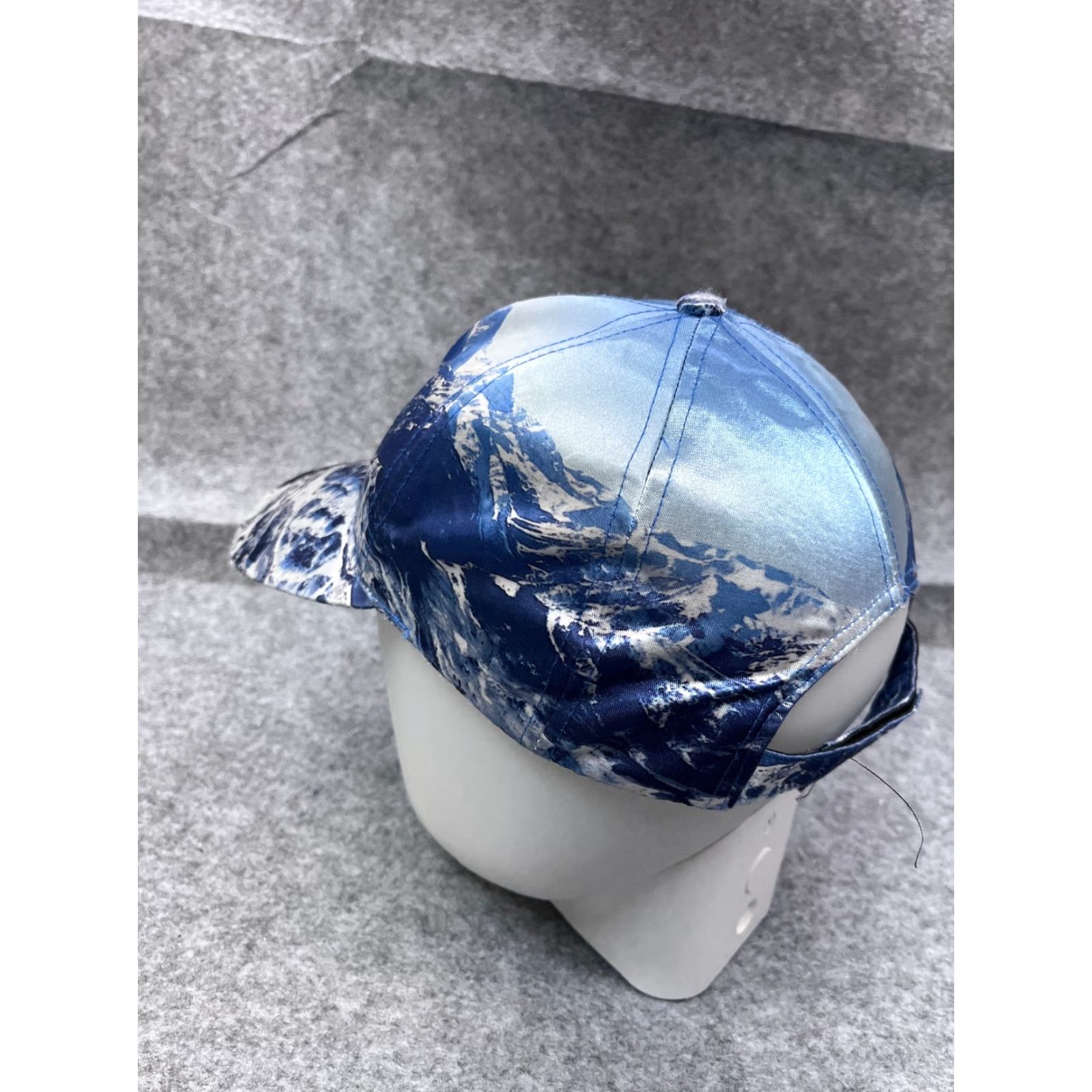 Vintage Snowy Mountains Hat Cap Strap Back Adult One Size Blue 100% Polyester Outdoor Size ONE SIZE - 5 Thumbnail