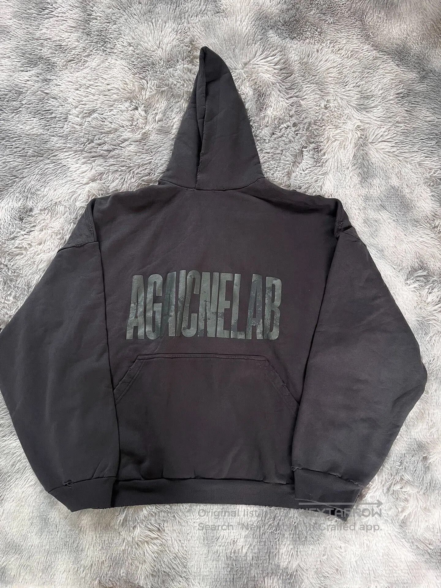 Balenciaga Print Hoodie Size S.
