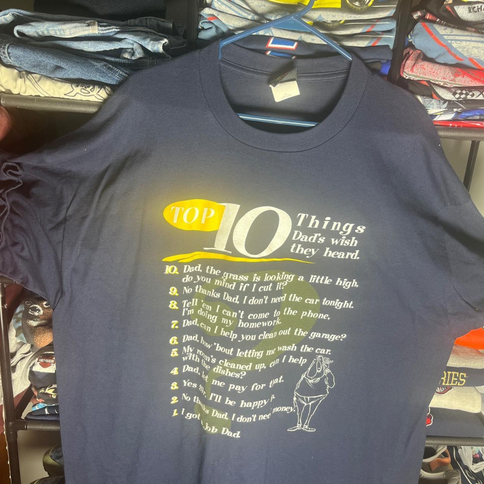 Vintage Vintage 10 things dads wish they heard shirt Size US XXL / EU 58 / 5 - 1 Thumbnail