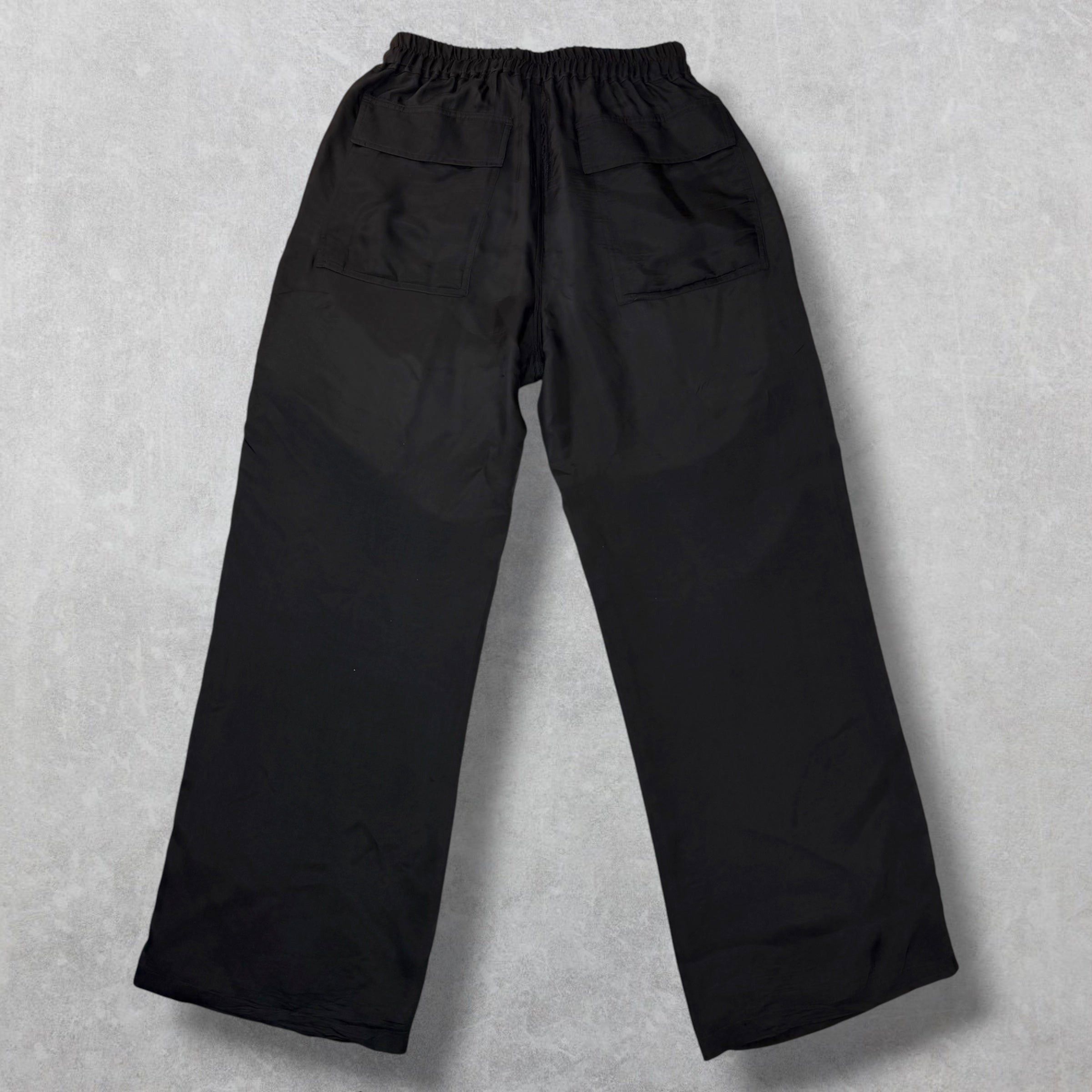 Rick Owens Rick Ownes Black Drawstring Trousers 6 Size US 28 / EU 44 - 2 Thumbnail