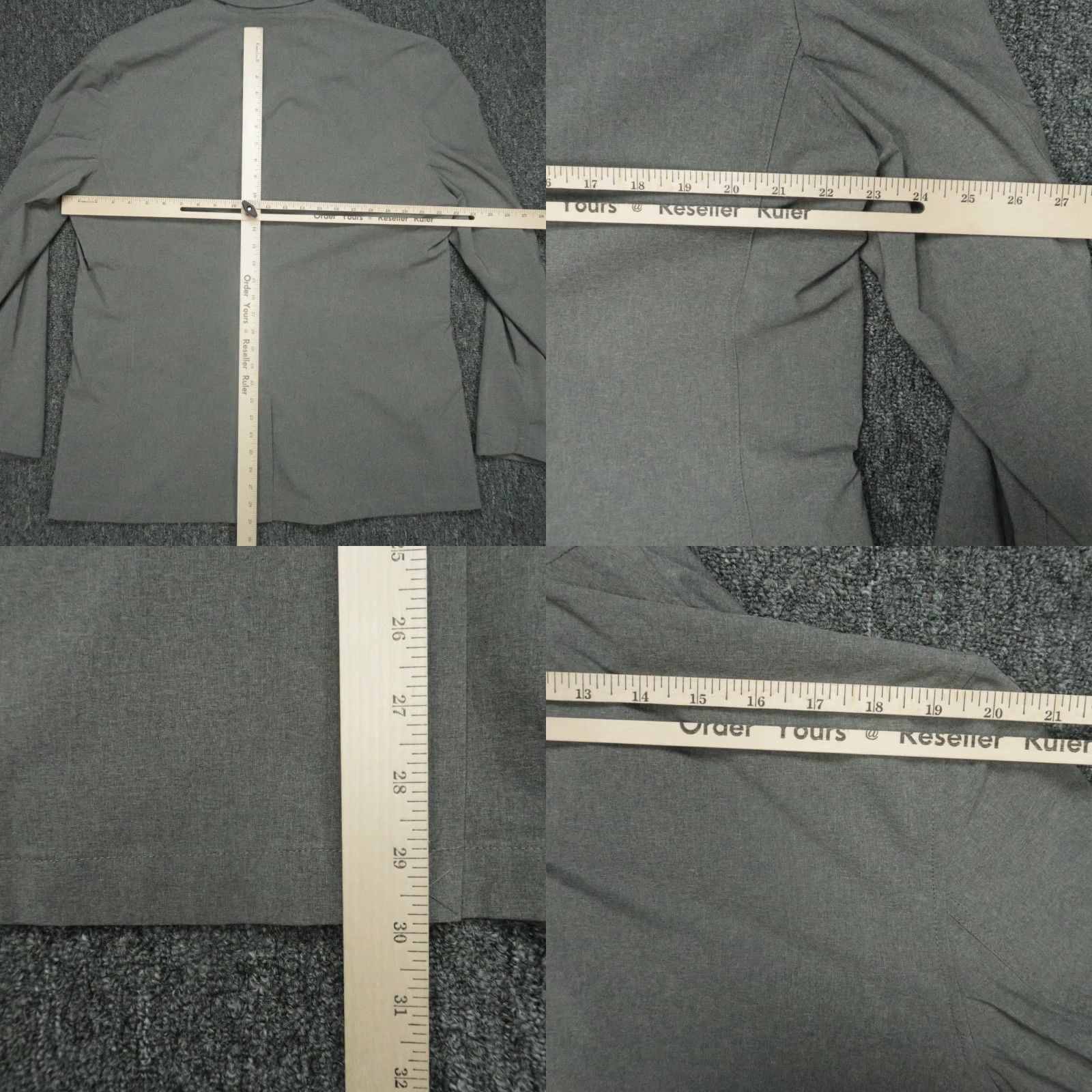 Eddie Bauer VINTAGE Eddie Bauer Men's Jacket 46 Gray Softshell Travel Blazer Casual Business Winter Fall Year-round Size 46R - 8 Thumbnail