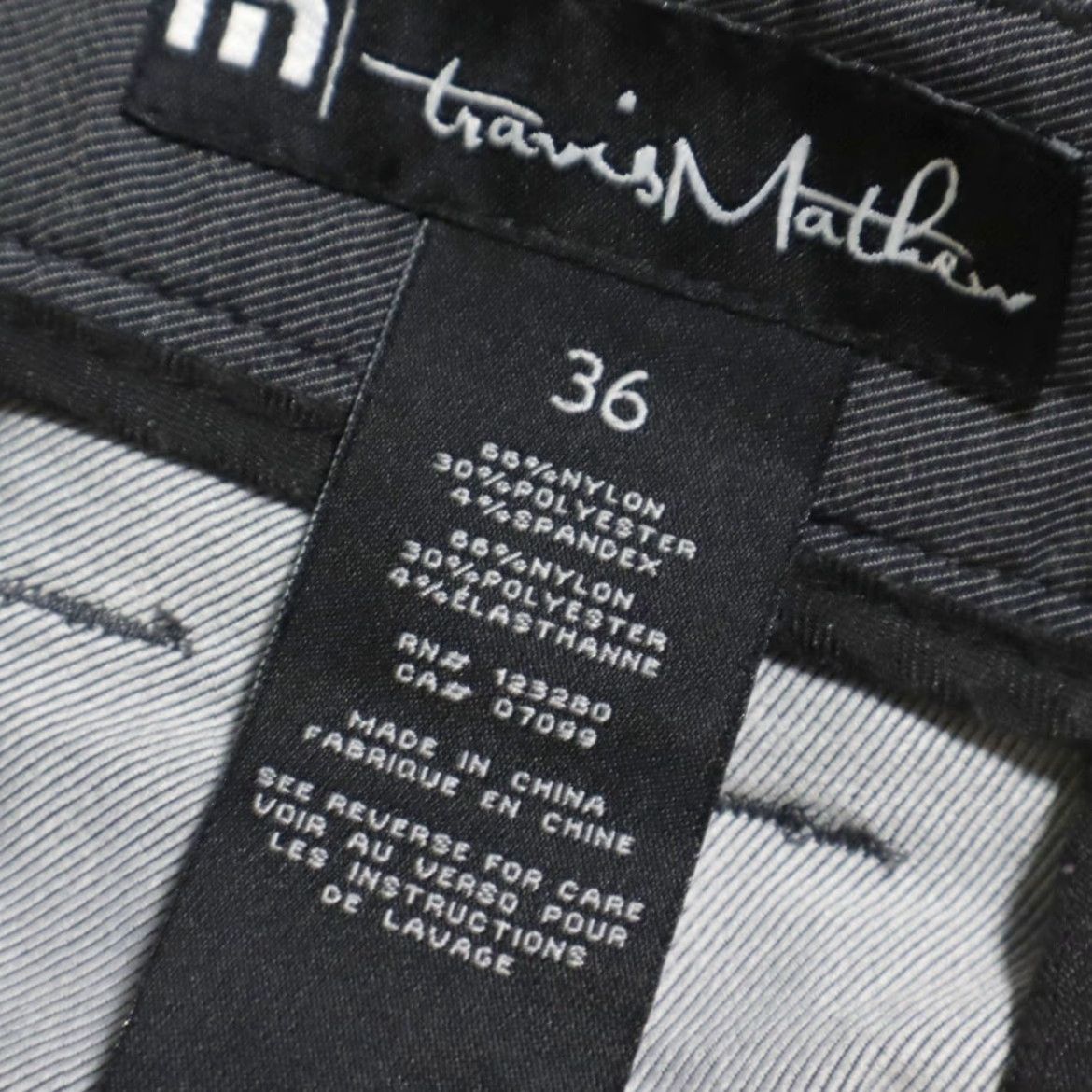 TravisMathew Travis Mathew Stretch Nylon Twill Golf Shorts Charcoal Men's 36 Size US 36 / EU 52 - 5 Thumbnail